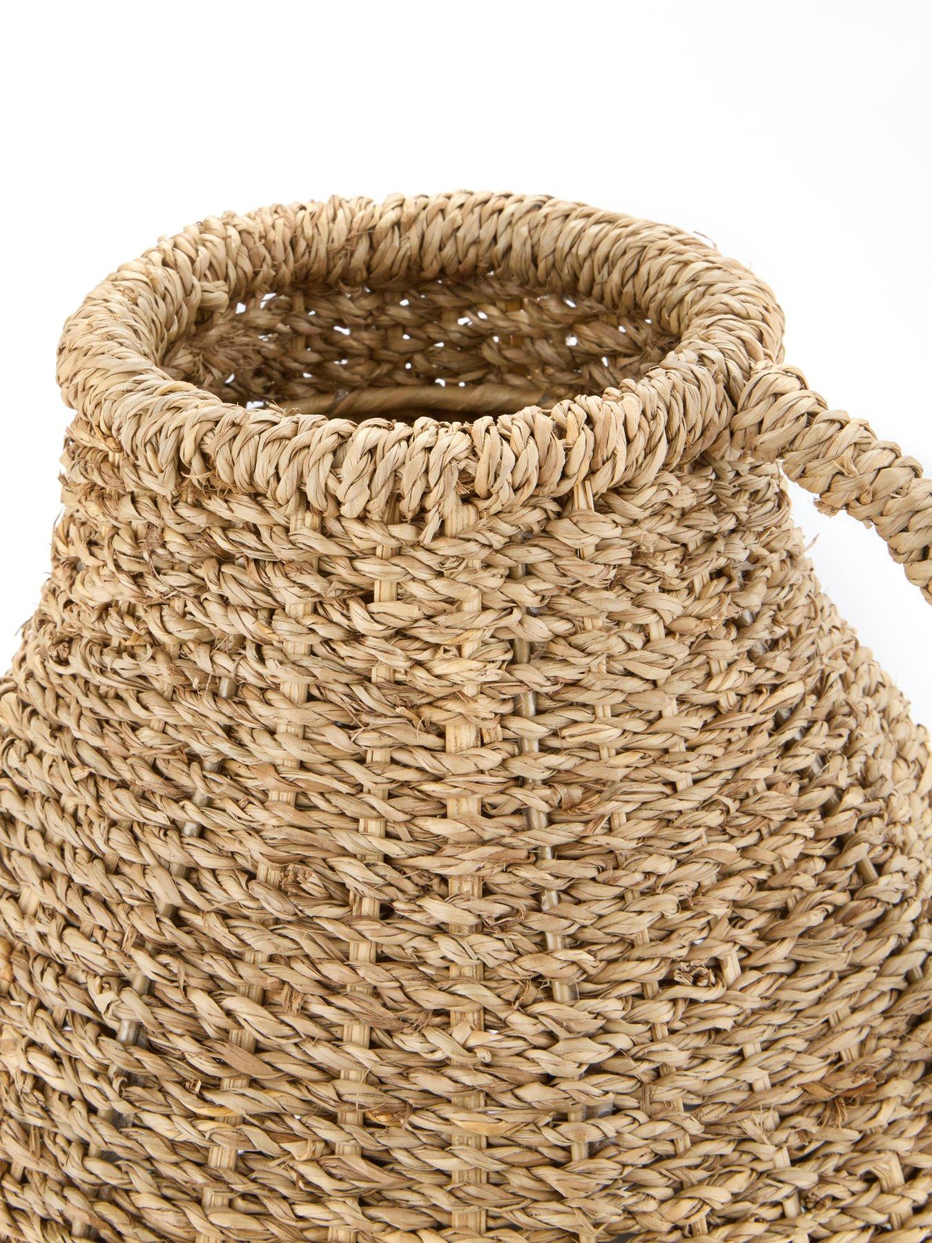 Image 4 of 4 of The Very Collection Woven Vase With Handle 52cm