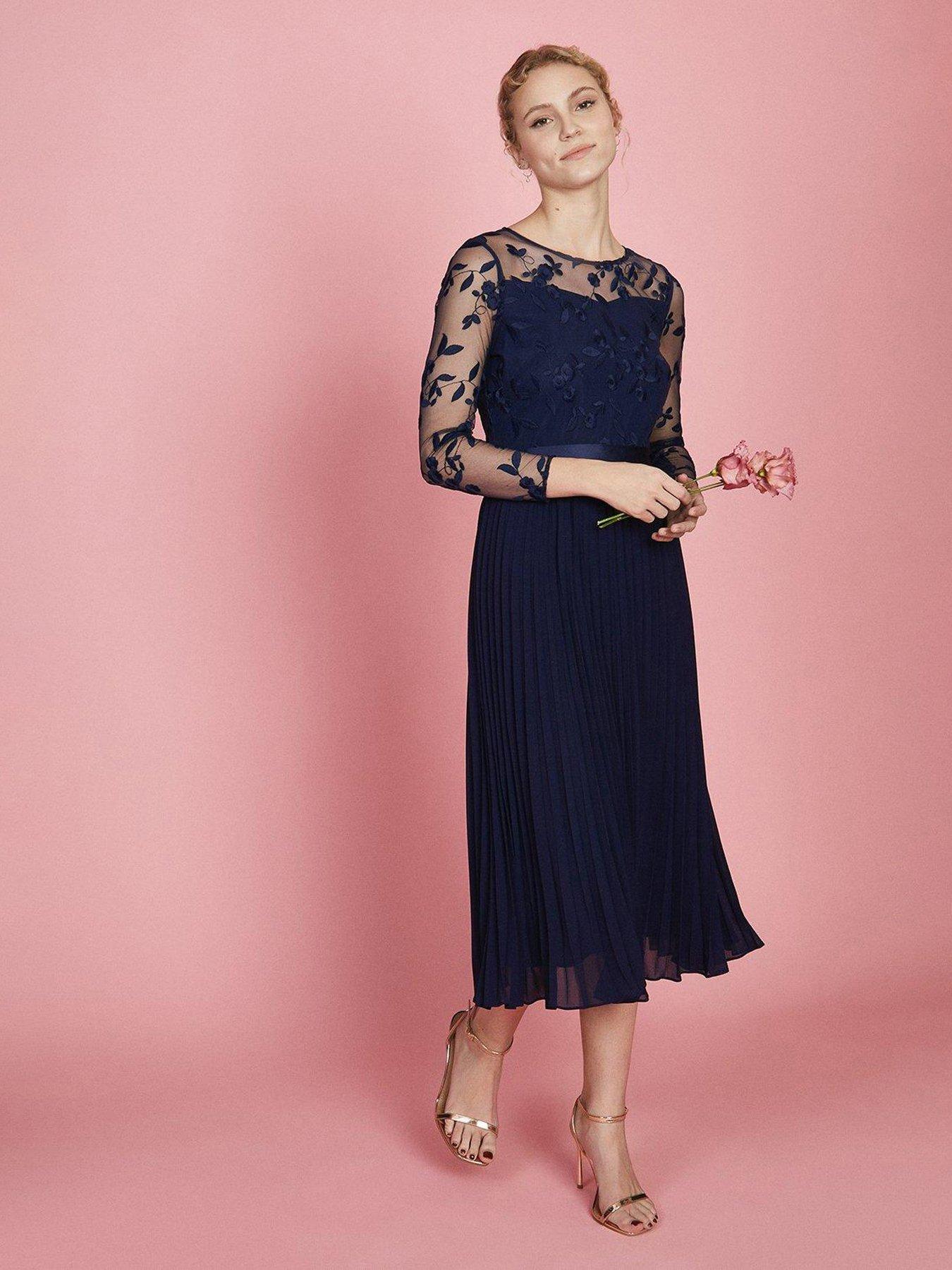 coast-embroidered-long-sleeve-midi-dress-navy