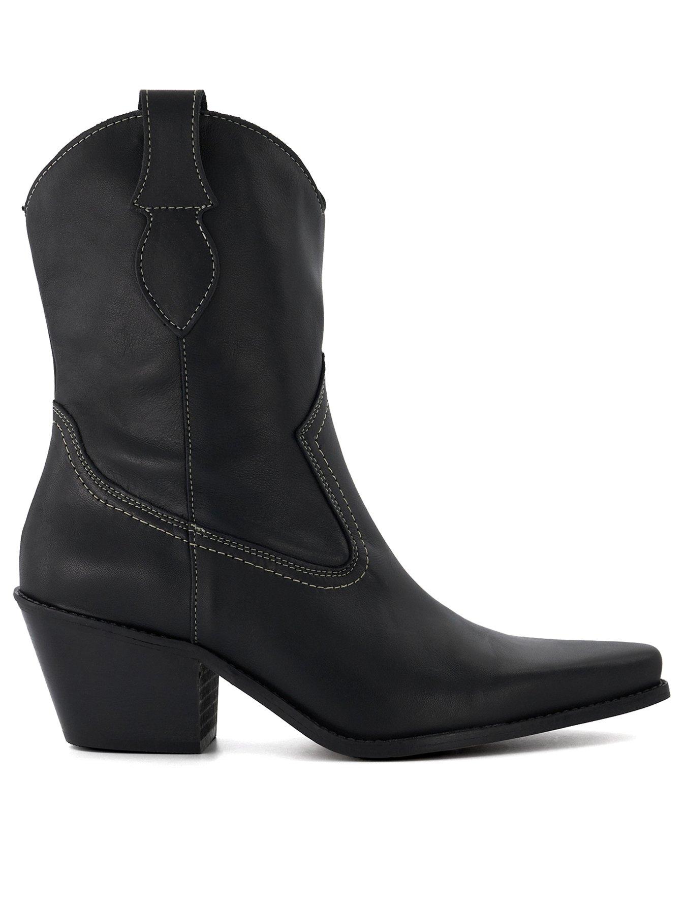 Dune western boots best sale