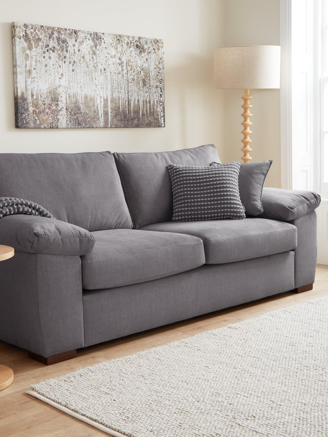 undefined Eliza Fabric 3 Seater Sofa - FSC® Certified