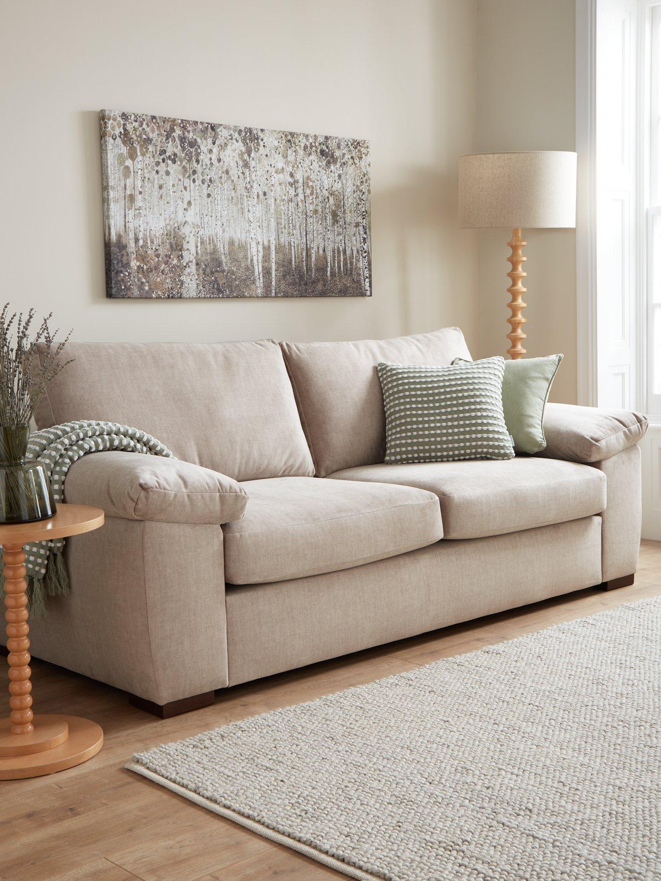 undefined Eliza Fabric 3 Seater Sofa - FSC® Certified