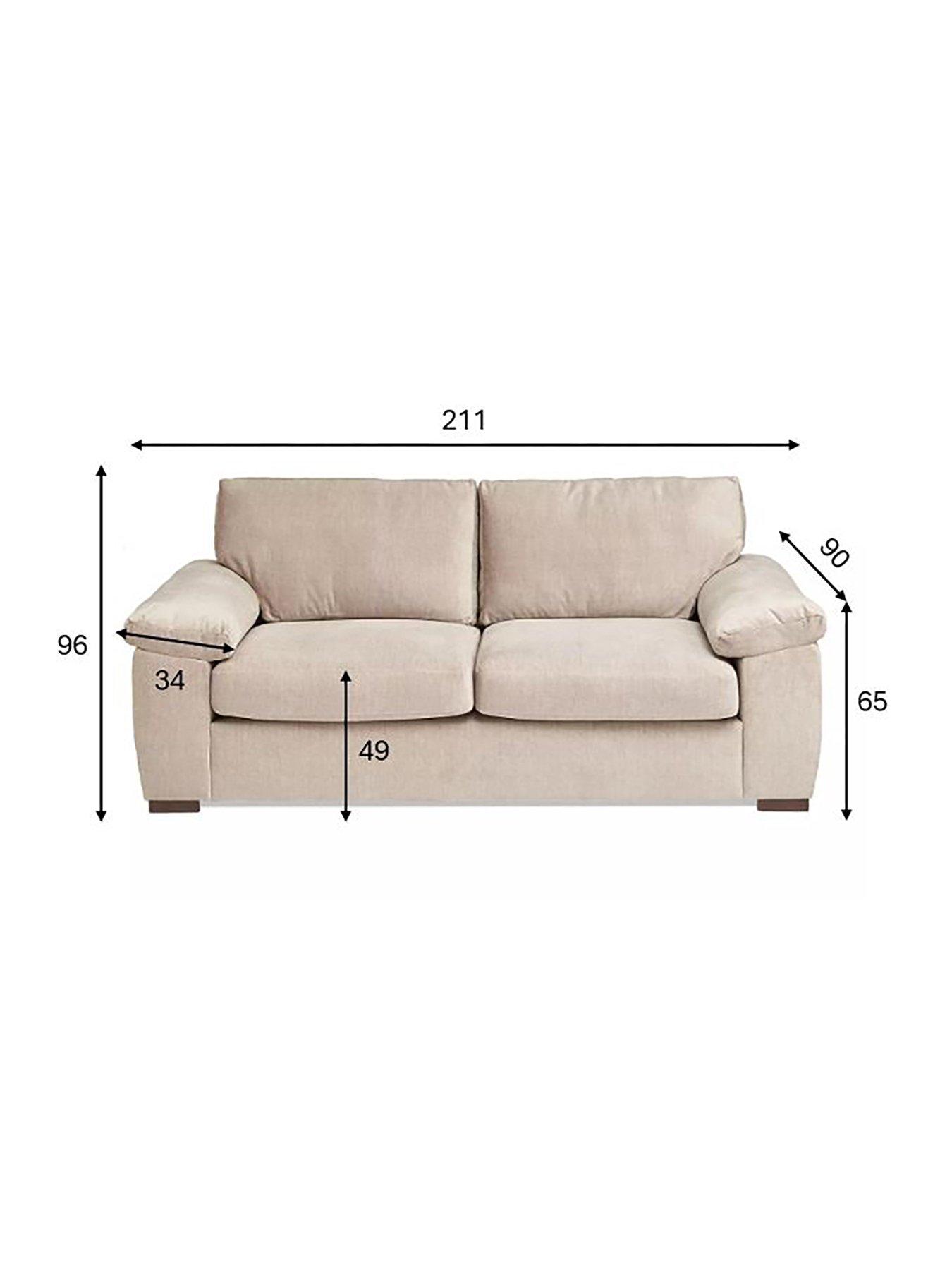 Image 6 of 7 of The Very Collection Eliza Fabric 3 Seater Sofa&nbsp;- FSC&reg; Certified