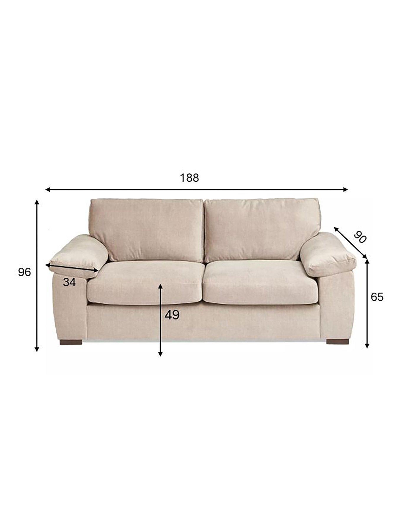 Image 6 of 7 of Very Home Eliza Fabric 2 Seater Sofa&nbsp;- FSC&reg; Certified