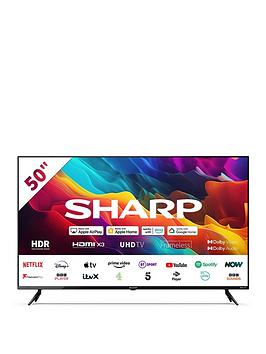 Sharp 50Fj2K, 50-Inch, 4K Ultra Hd, Roku Smart Tv
