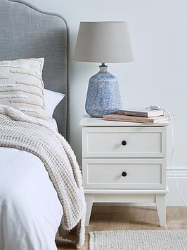 Product photograph of Very Home Shibden 2 Drawer Bedside Chest - Fsc Reg Certified from very.co.uk