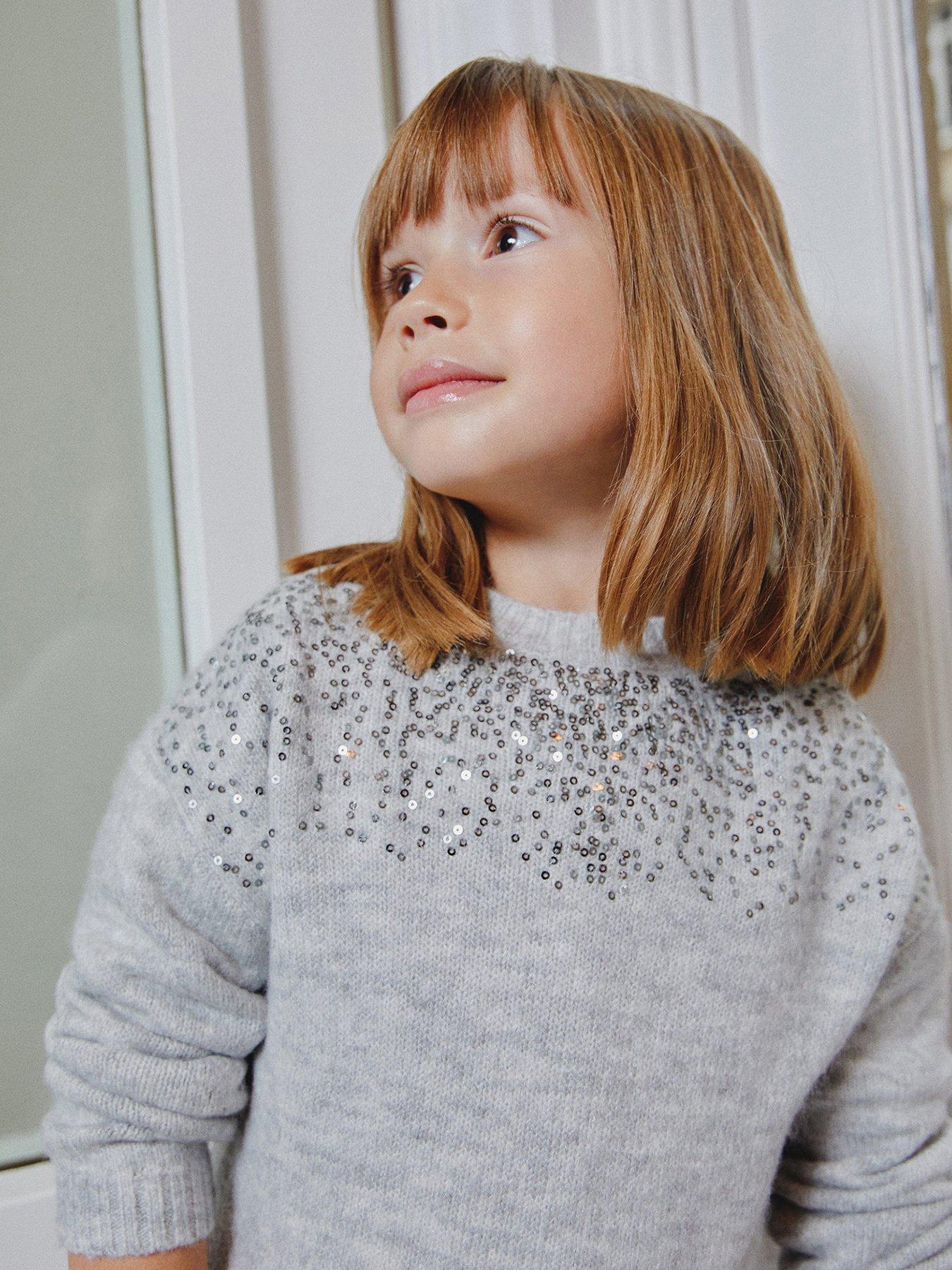 Grey sale sequin jumper