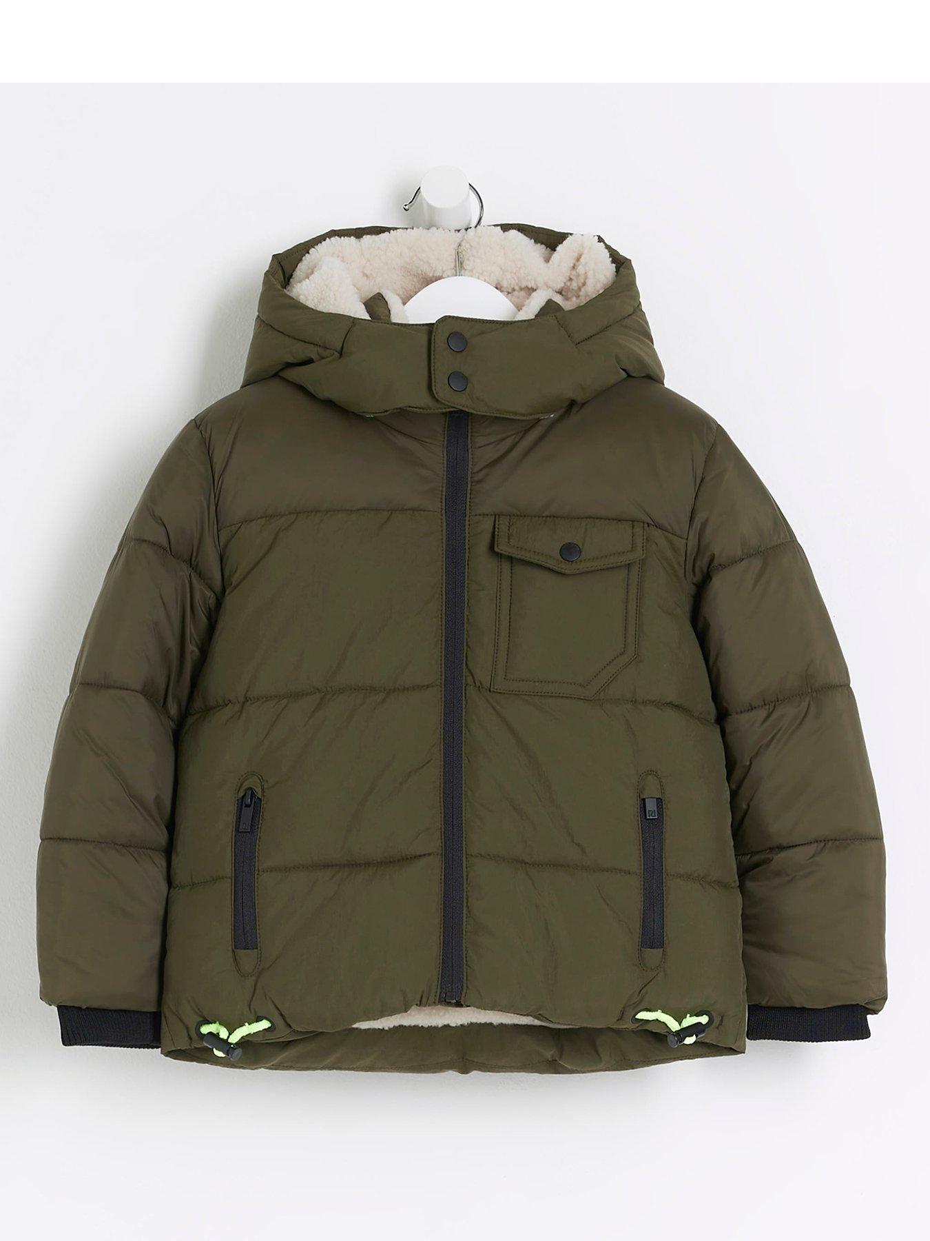 Boys cheap borg coat