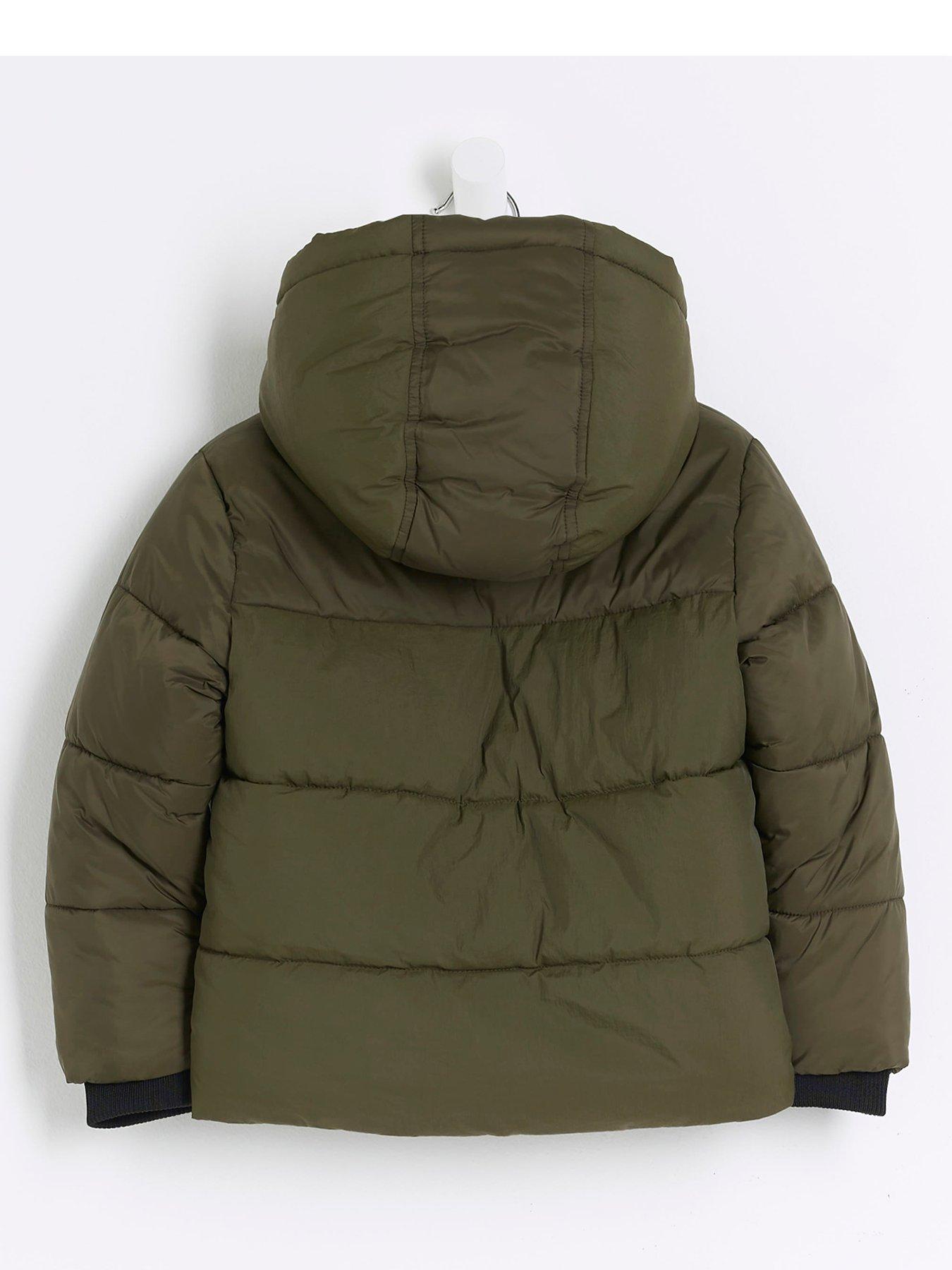 River island hot sale borg coat