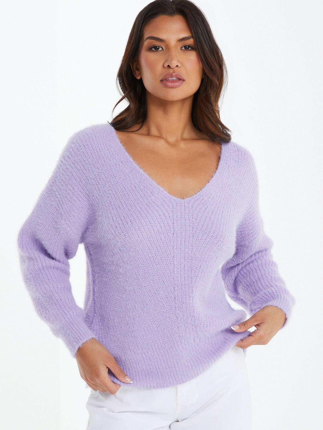 Lilac Fluffy Jumper