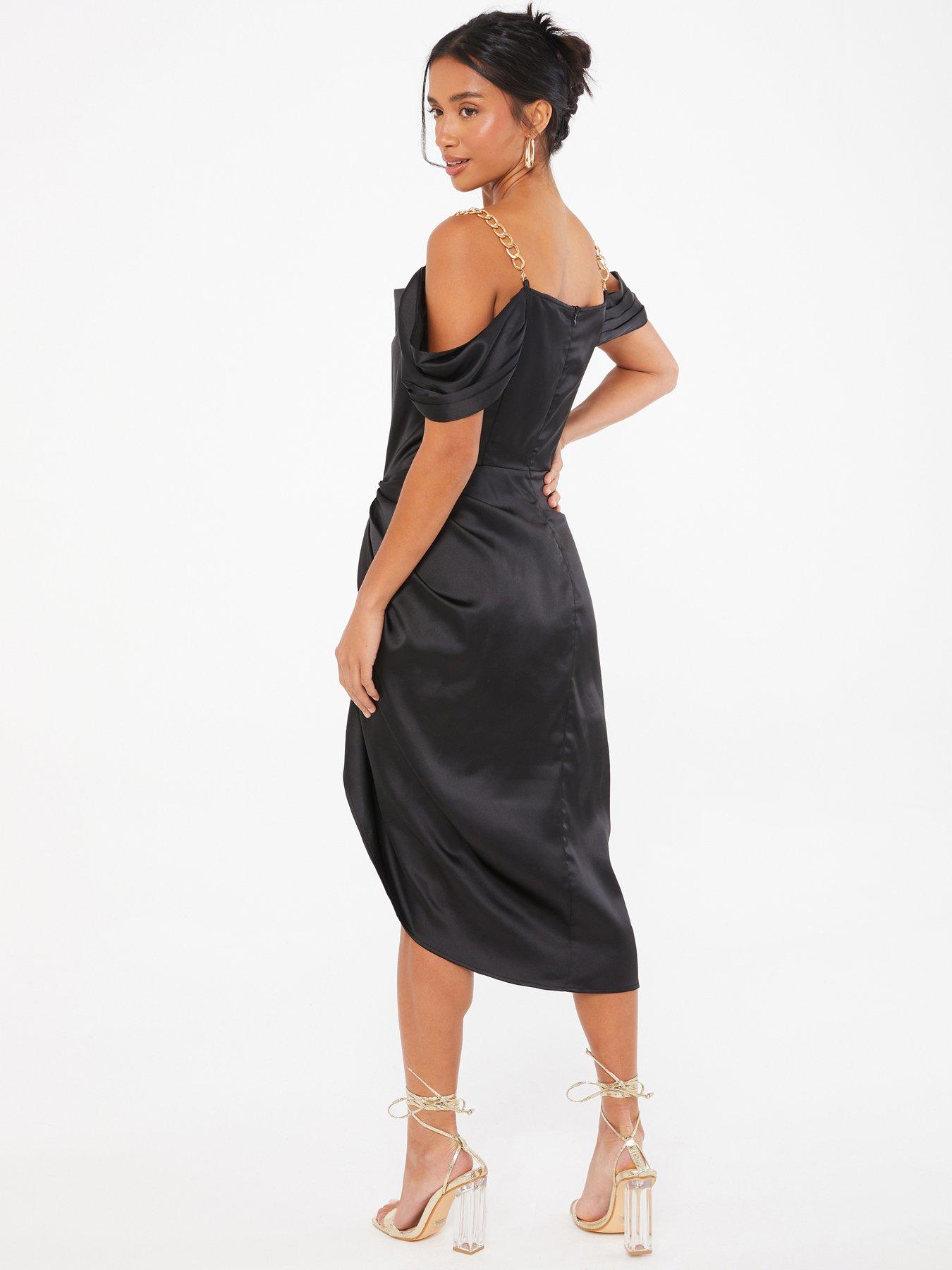 cotton midi dress with pockets Women's The Genevieve 100% Cotton Green Toile Strapless Midi Dress | Color: Kelly Green | Size: L