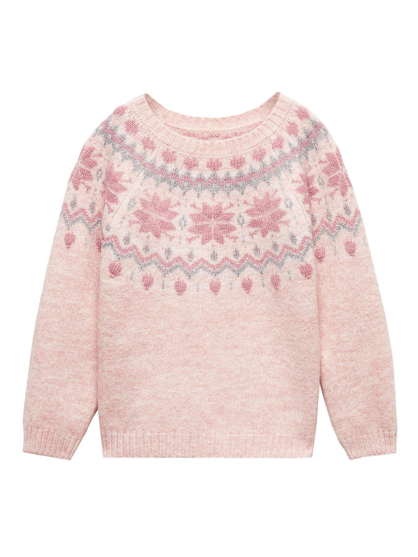 Girls 2025 fairisle jumper