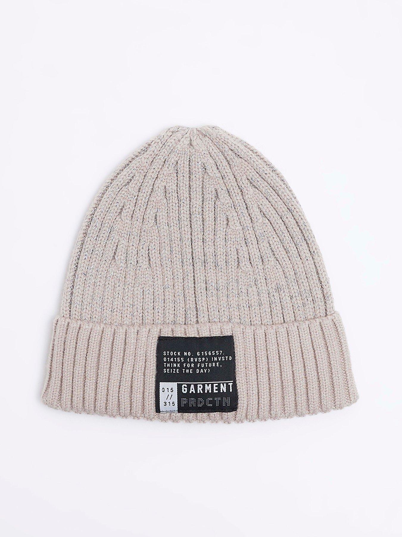 River island cheap beanie hat