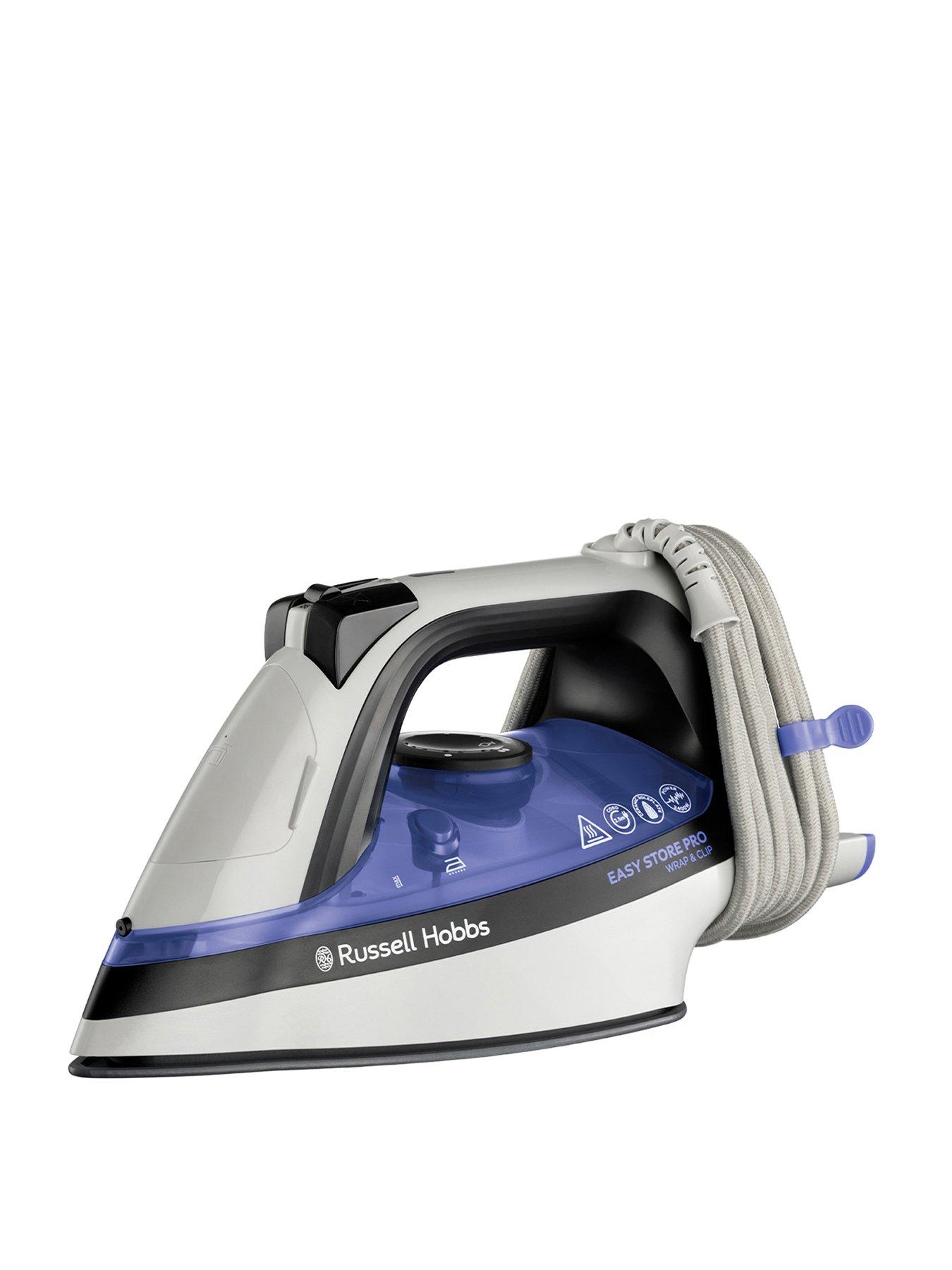 Product photograph of Russell Hobbs Easystore Pro Wrap Clip Iron from very.co.uk
