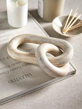 Product photograph of Michelle Keegan Home Wooden Knot from very.co.uk