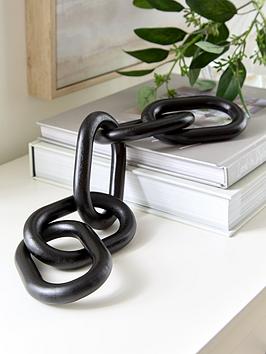 Product photograph of Very Home Jumbo Wooden Chain from very.co.uk