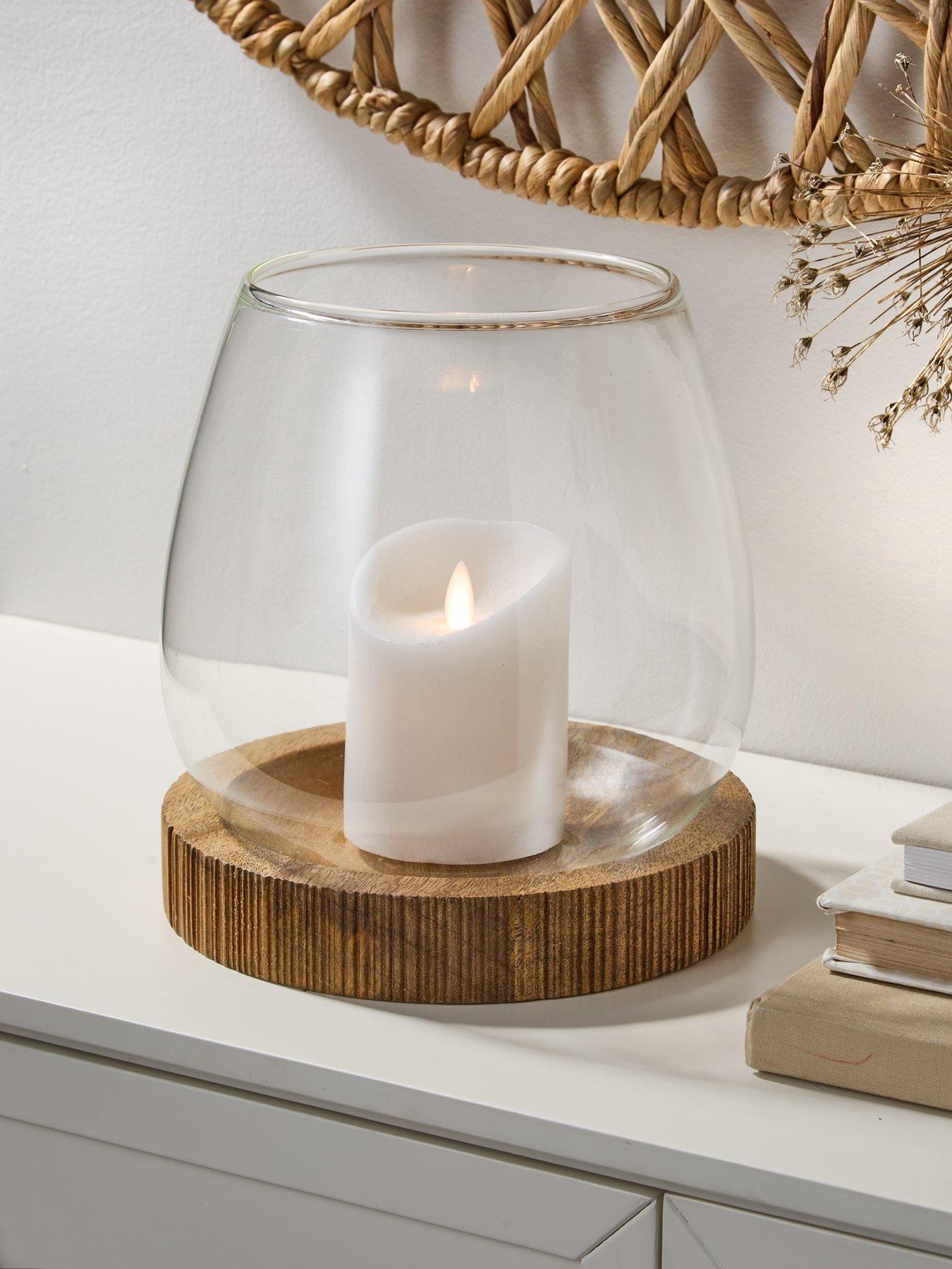 The Very Collection Ember Hurricane Candle Pillar