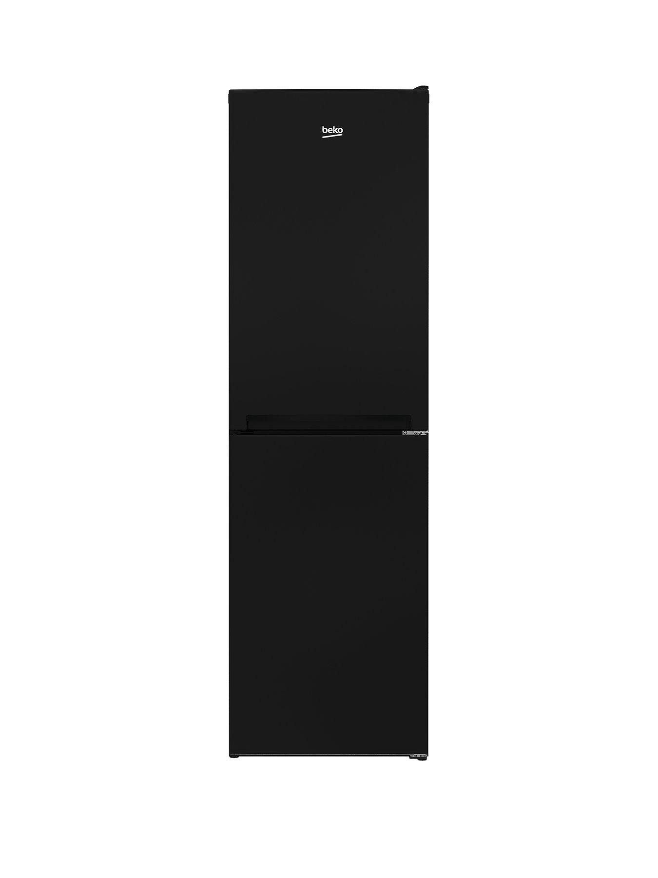 Beko Cfg4582B Frost Free Fridge Freezer - Black - E Rated