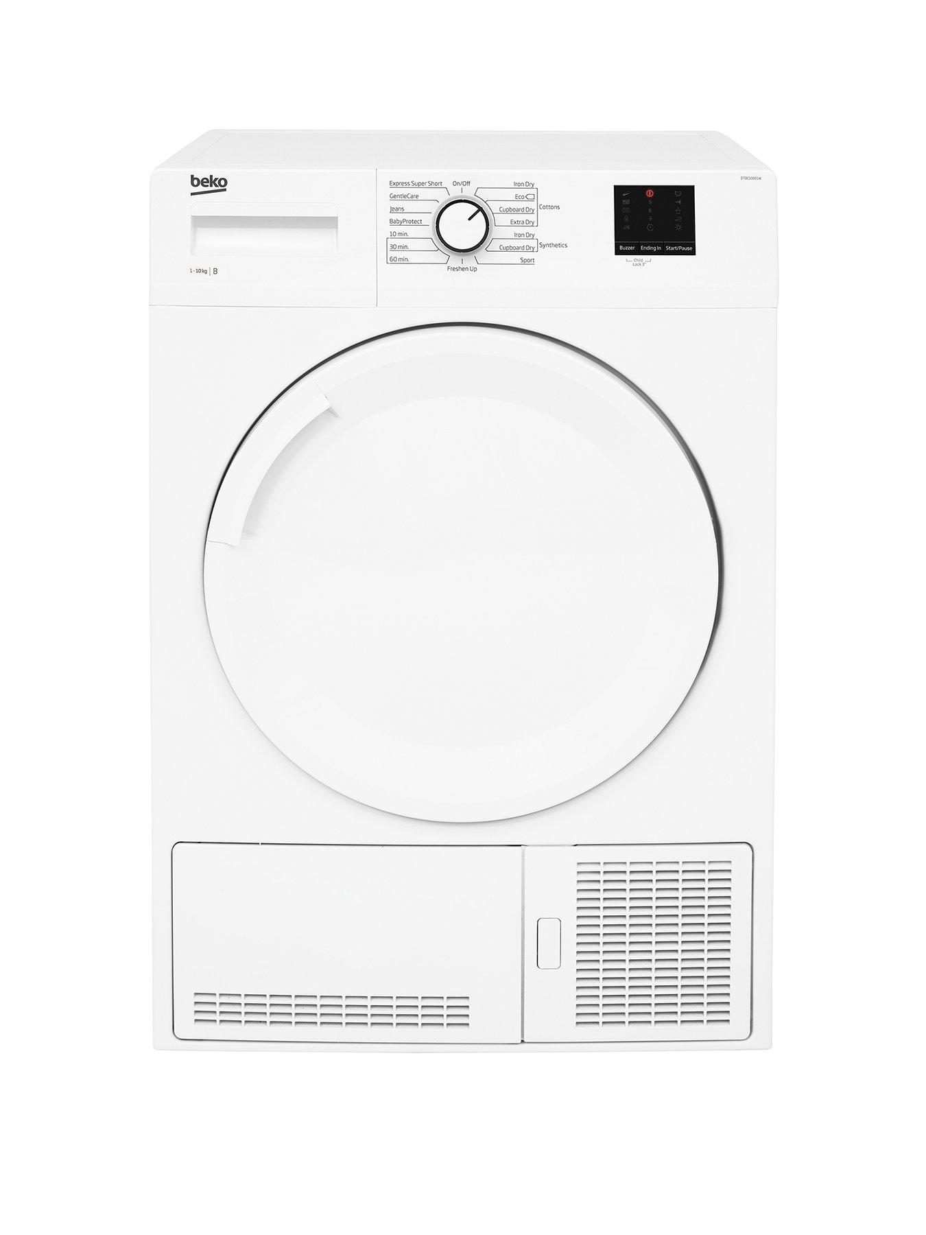 undefined DTBC10001W 10 kg Condenser Tumble Dryer - White