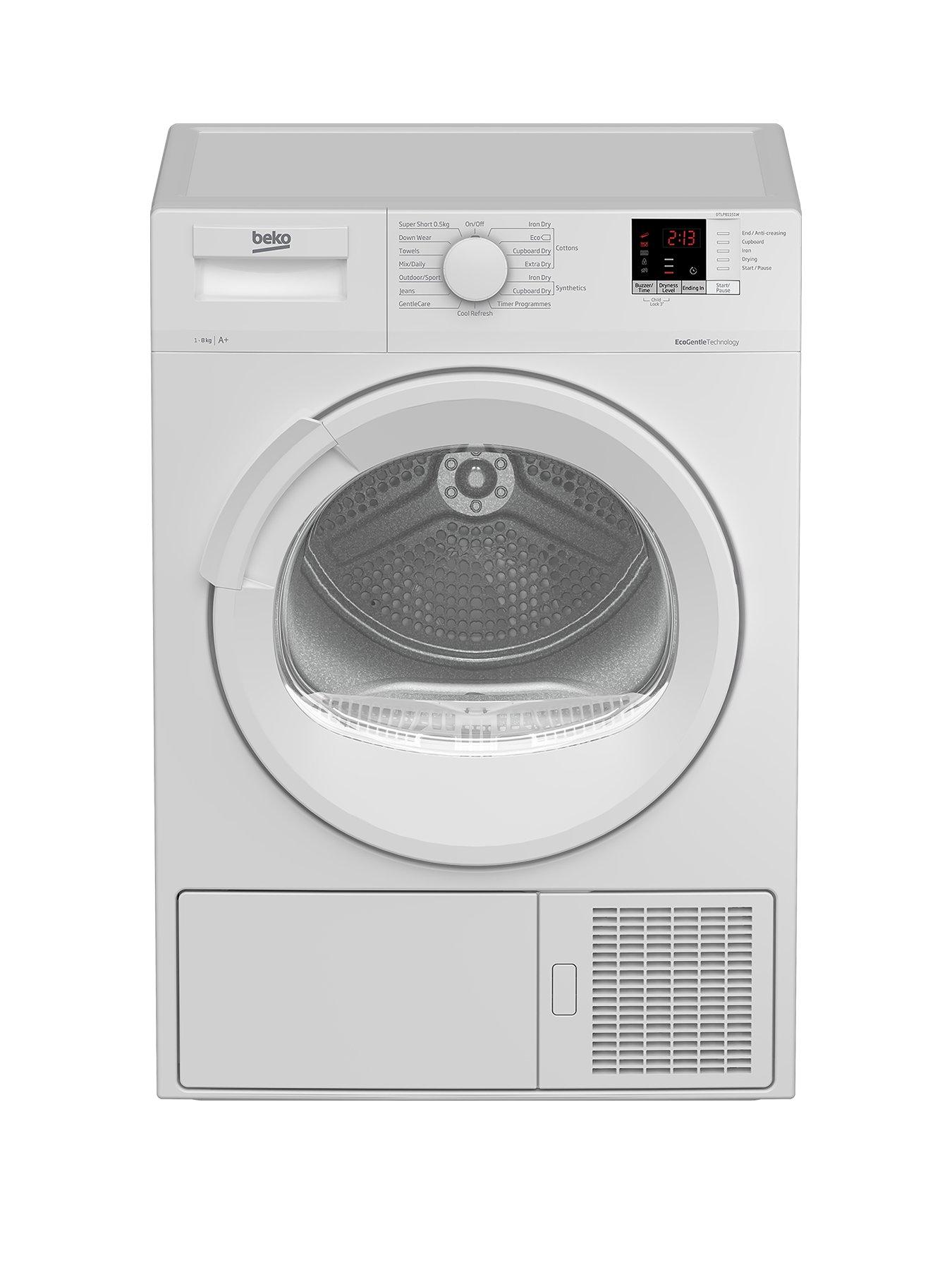 undefined DTLP81151W 8kg Heat Pump Tumble Dryer - White