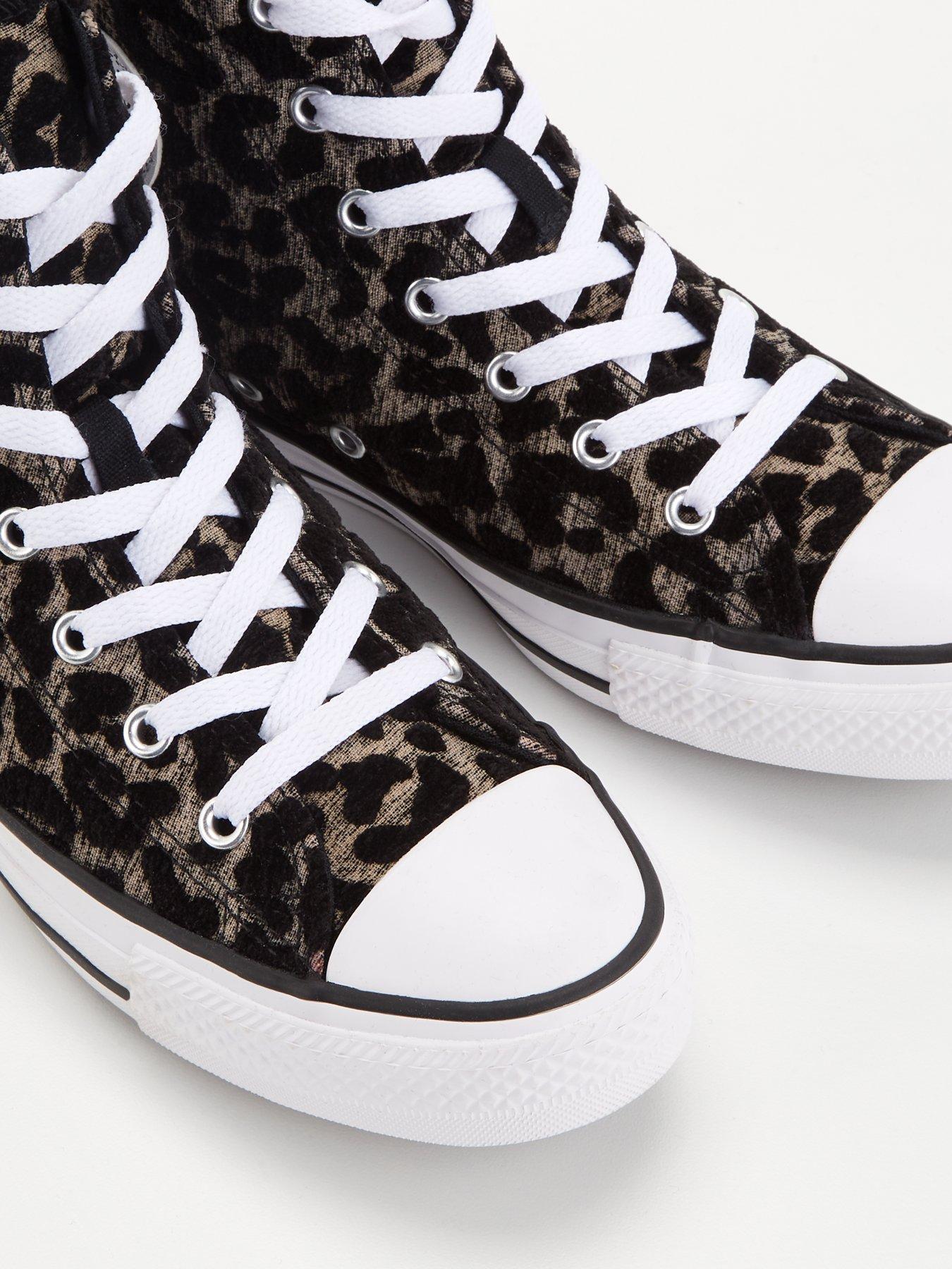 Junior leopard print converse best sale