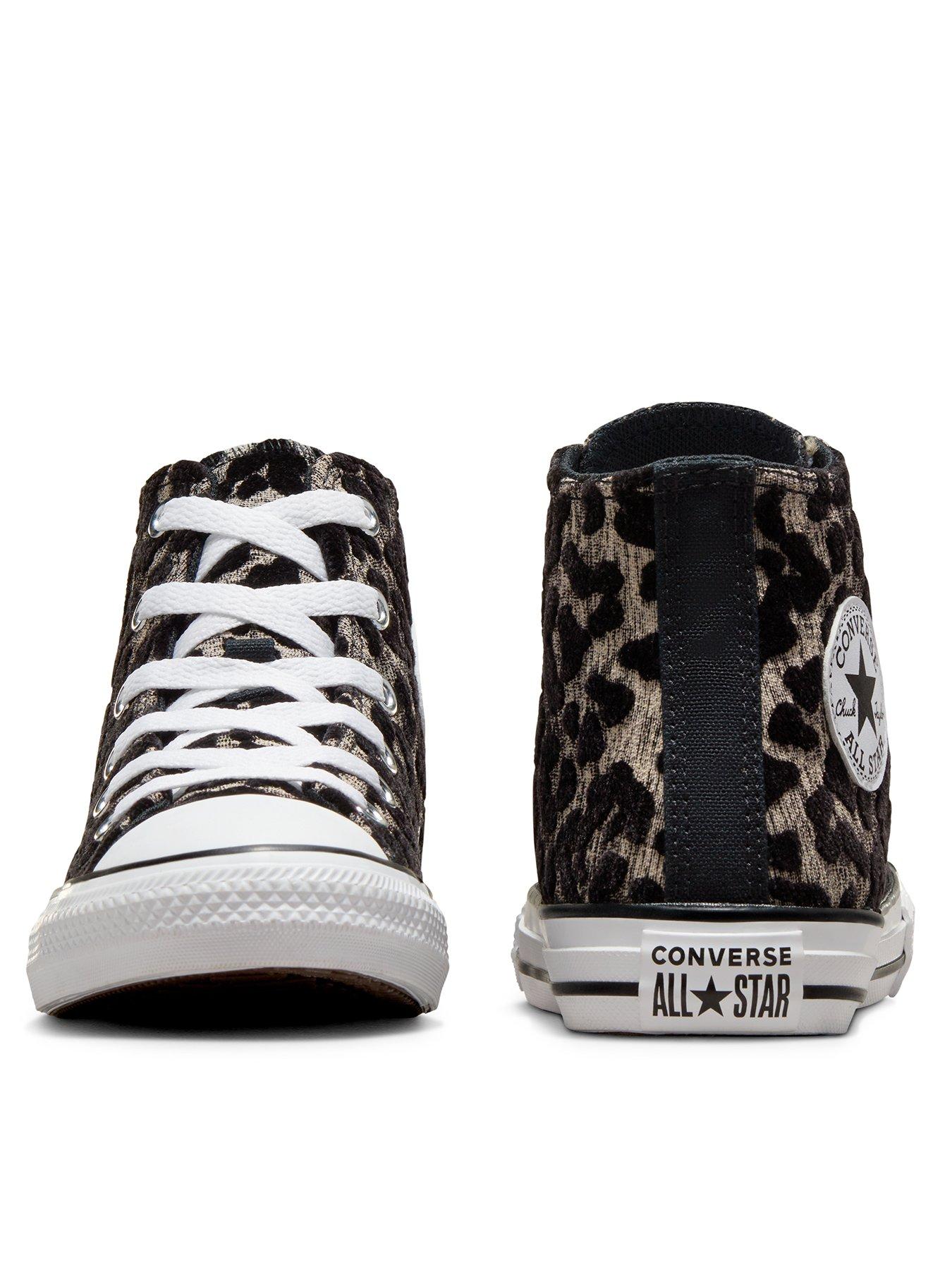 Leopard converse shop for kids