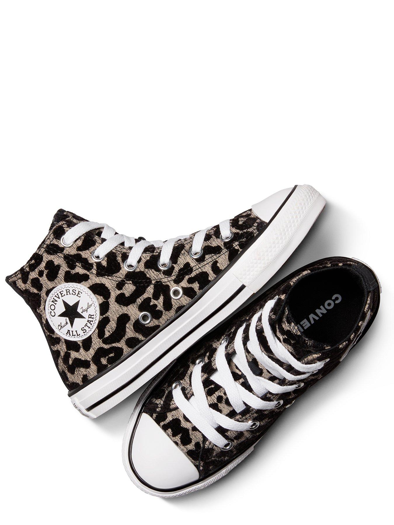 Childrens leopard converse hotsell