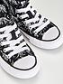  image of converse-kids-easy-on-dinos-trainers-blackwhite