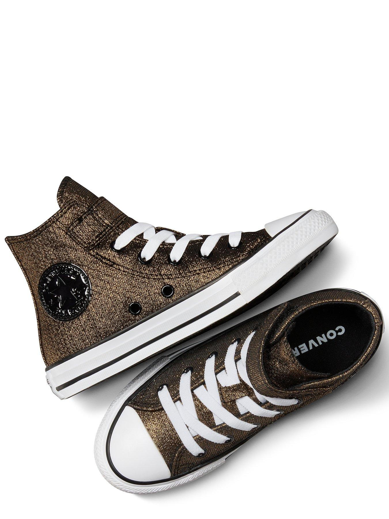 Black glitter converse infant best sale