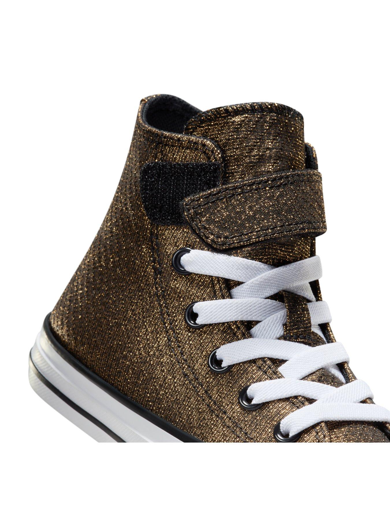 Black glitter converse toddler best sale