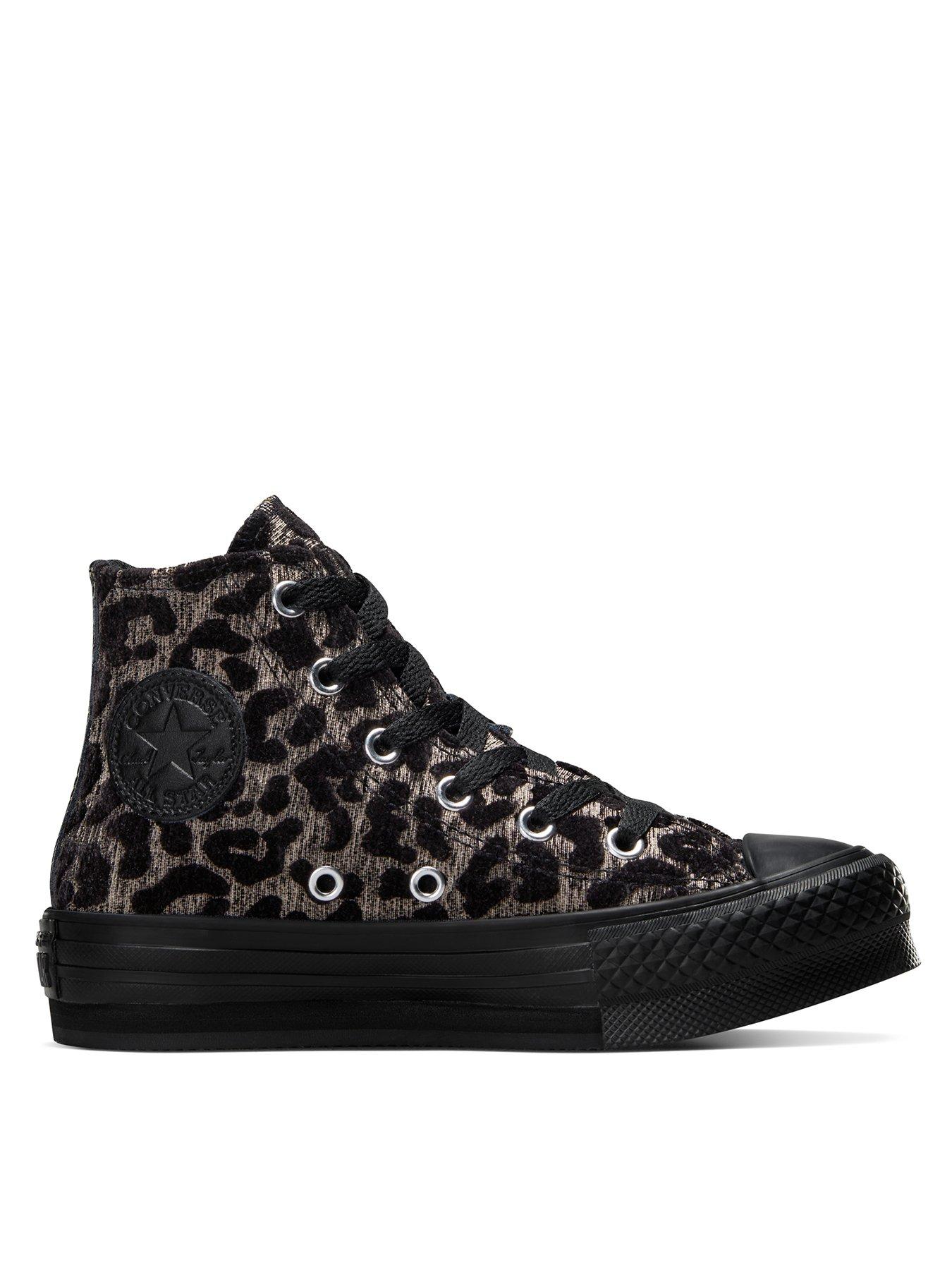 Kids animal print converse hotsell