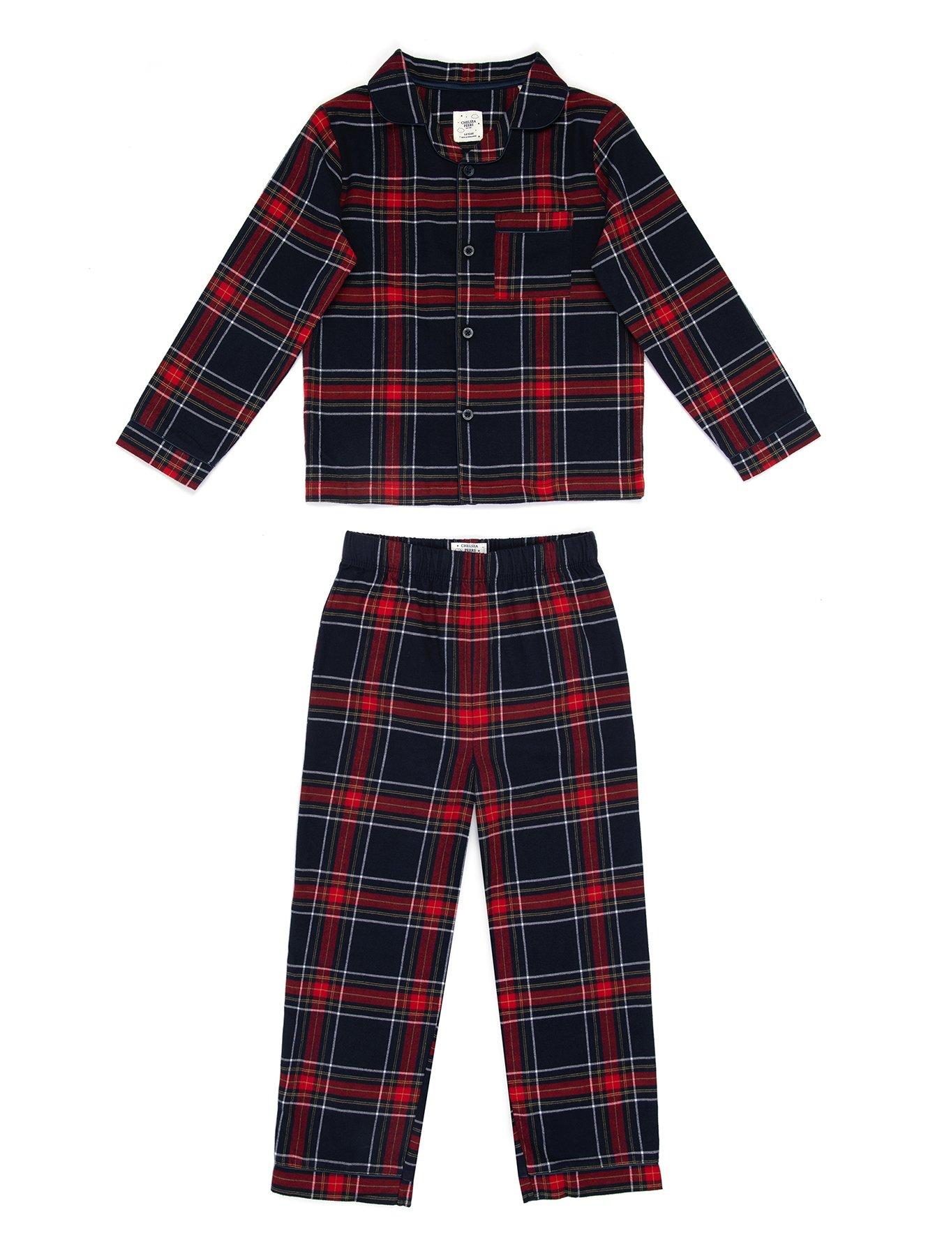 Kids 2024 checked pyjamas