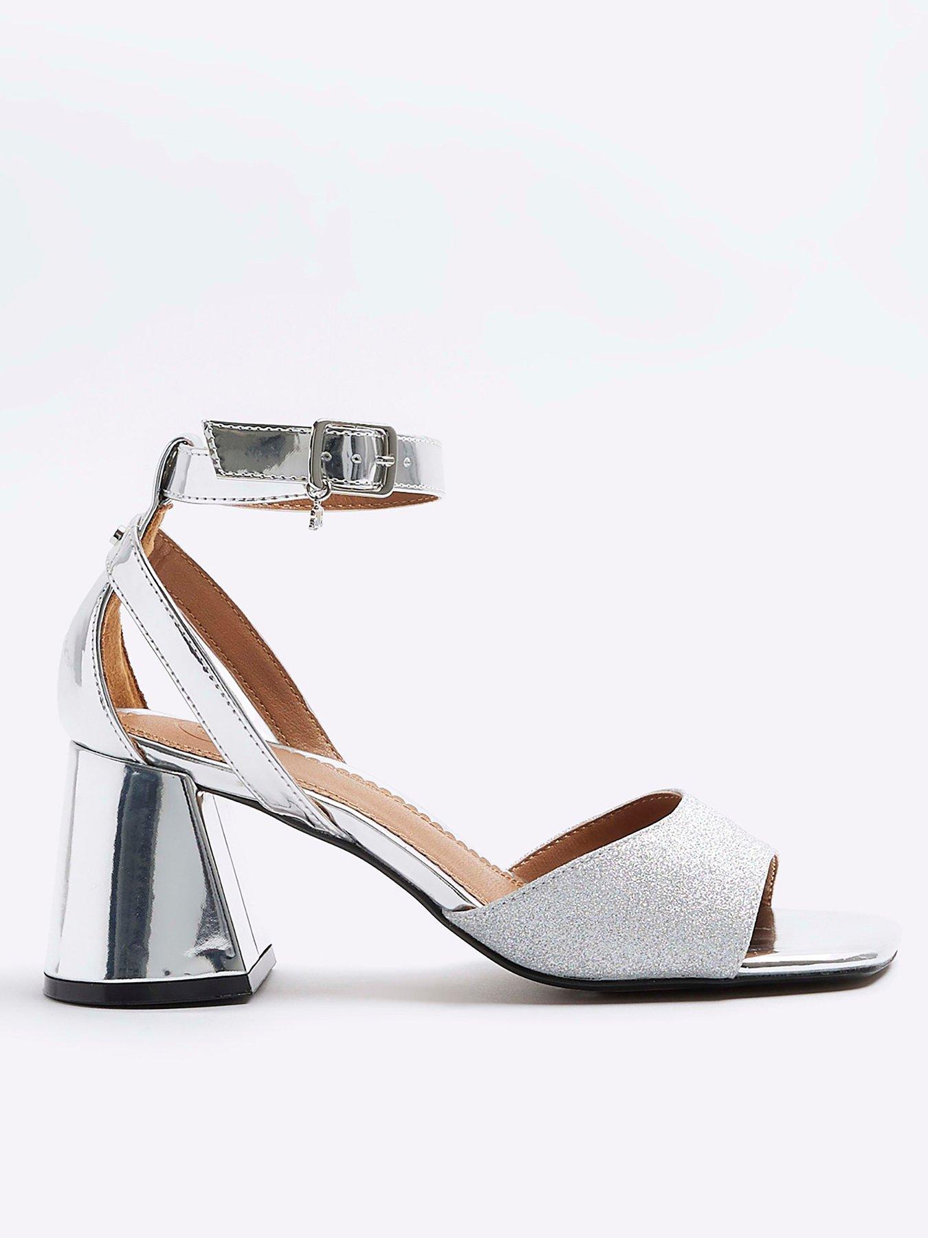 Block heel store sandals river island