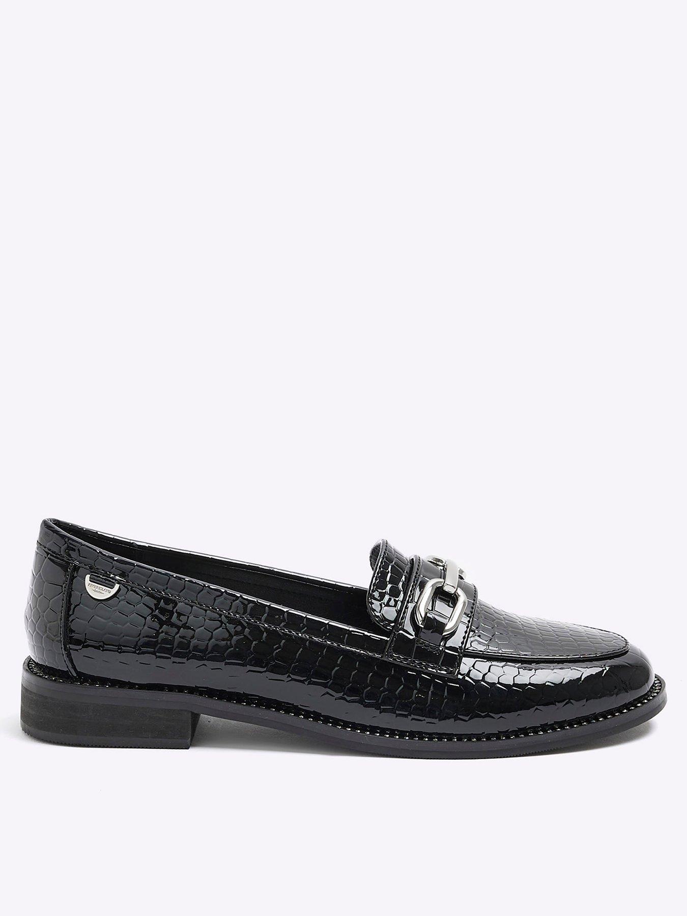 River Island Trim Detail Loafer Black Very