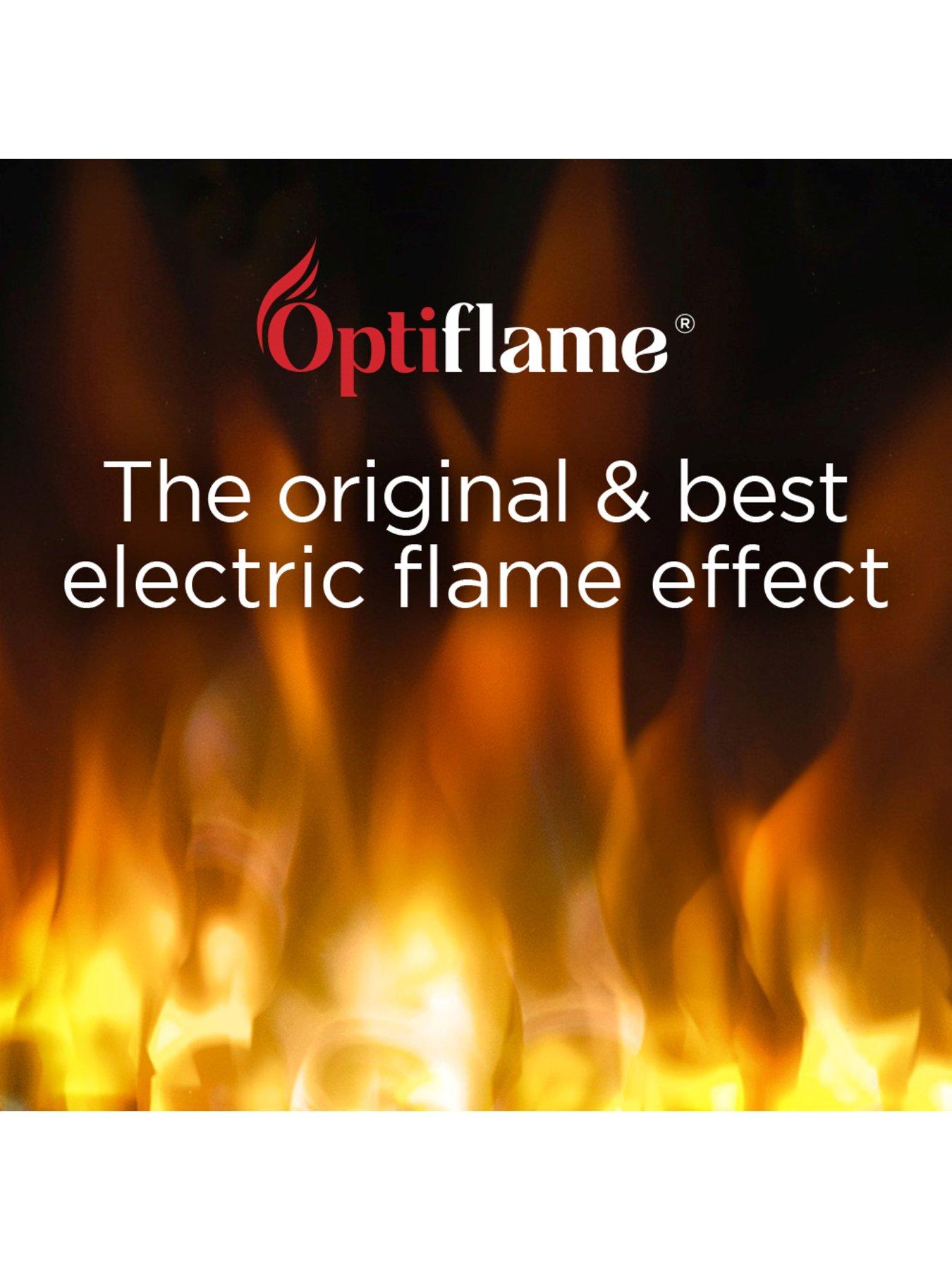 Image 4 of 8 of Dimplex Clement Black Optiflame Inset Fire
