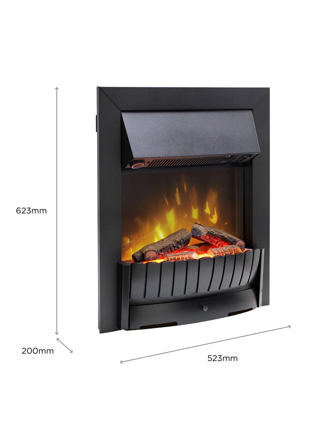 Image 6 of 8 of Dimplex Clement Black Optiflame Inset Fire