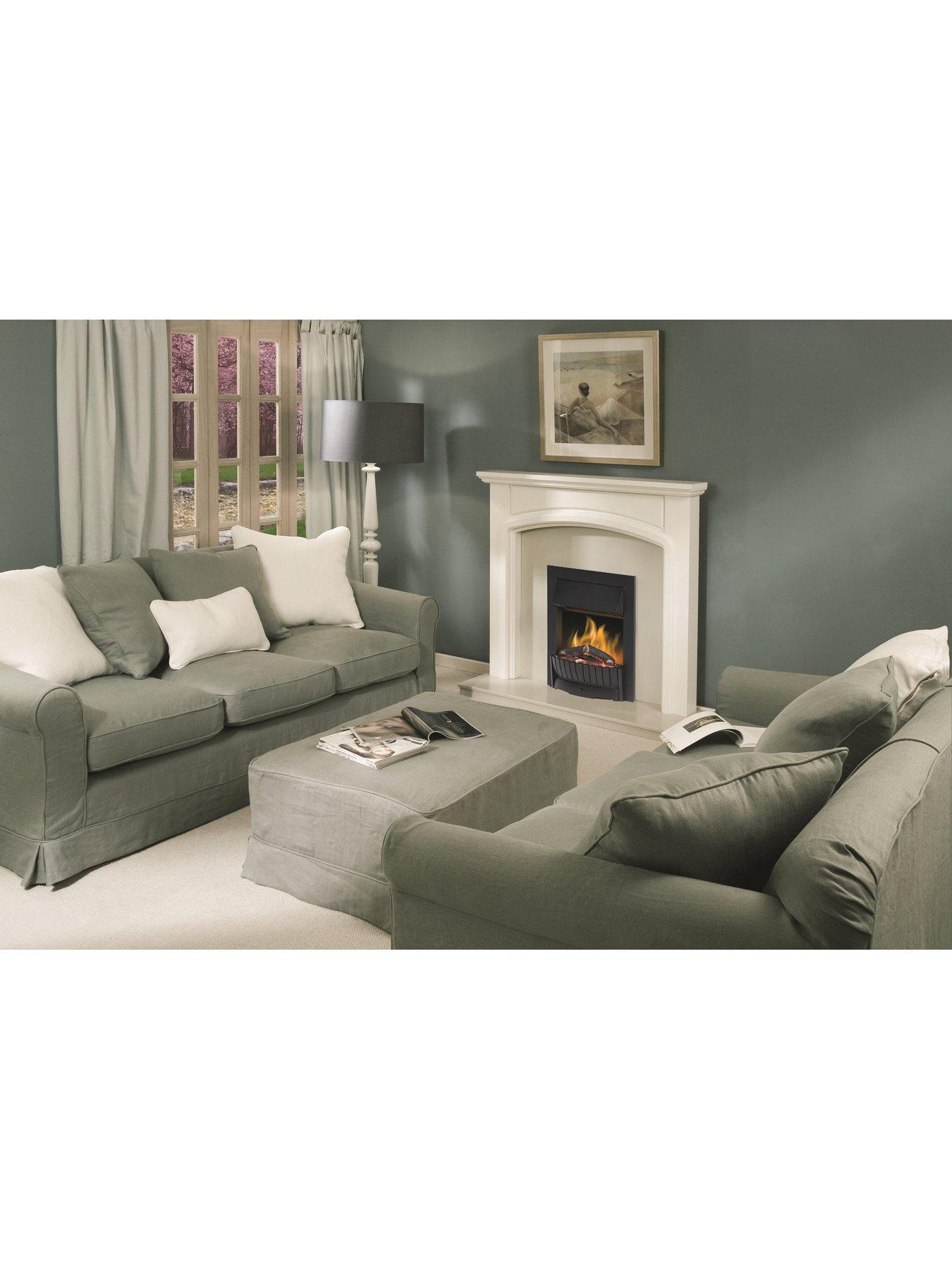 Image 7 of 8 of Dimplex Clement Black Optiflame Inset Fire