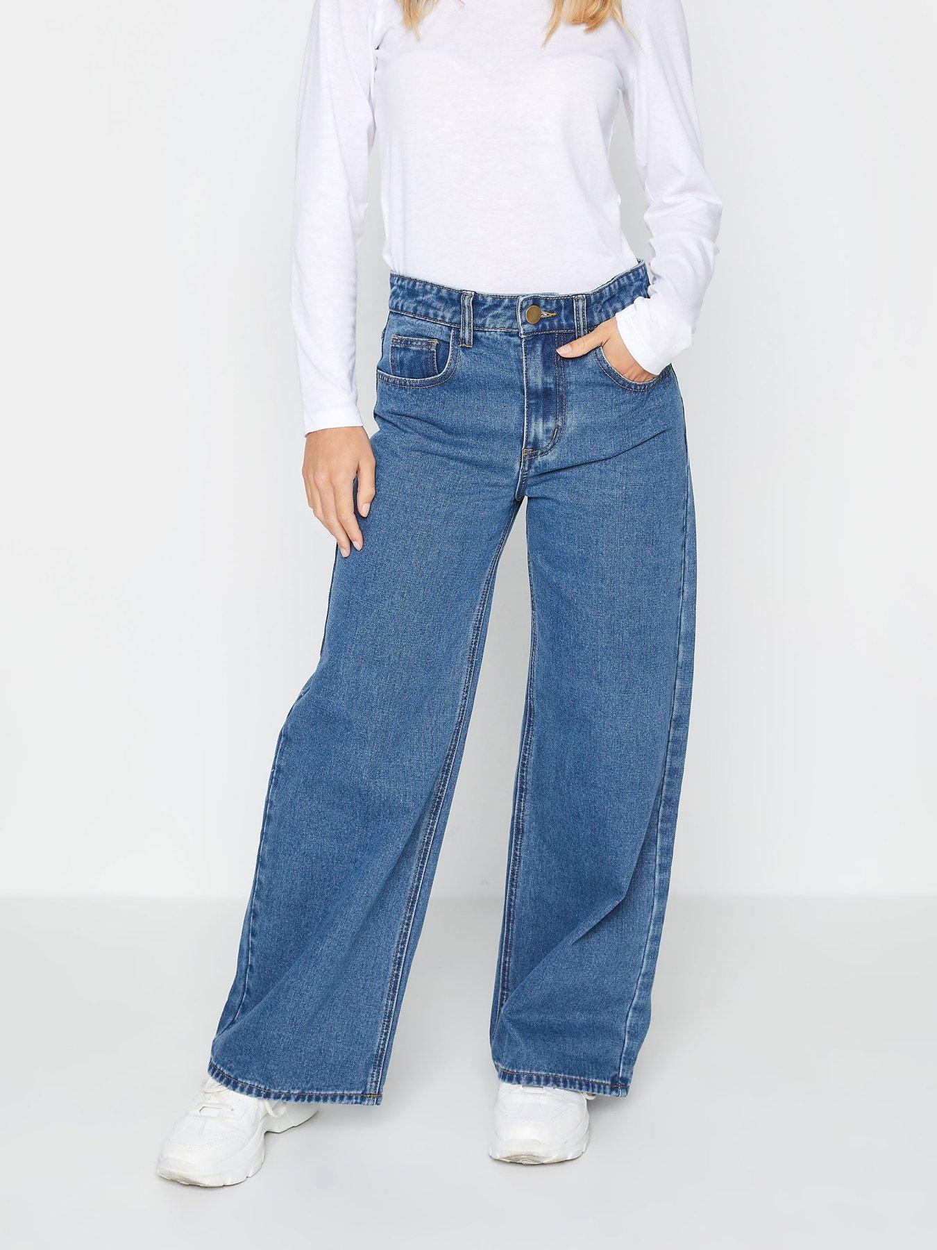 Petite wide shop leg jeans uk