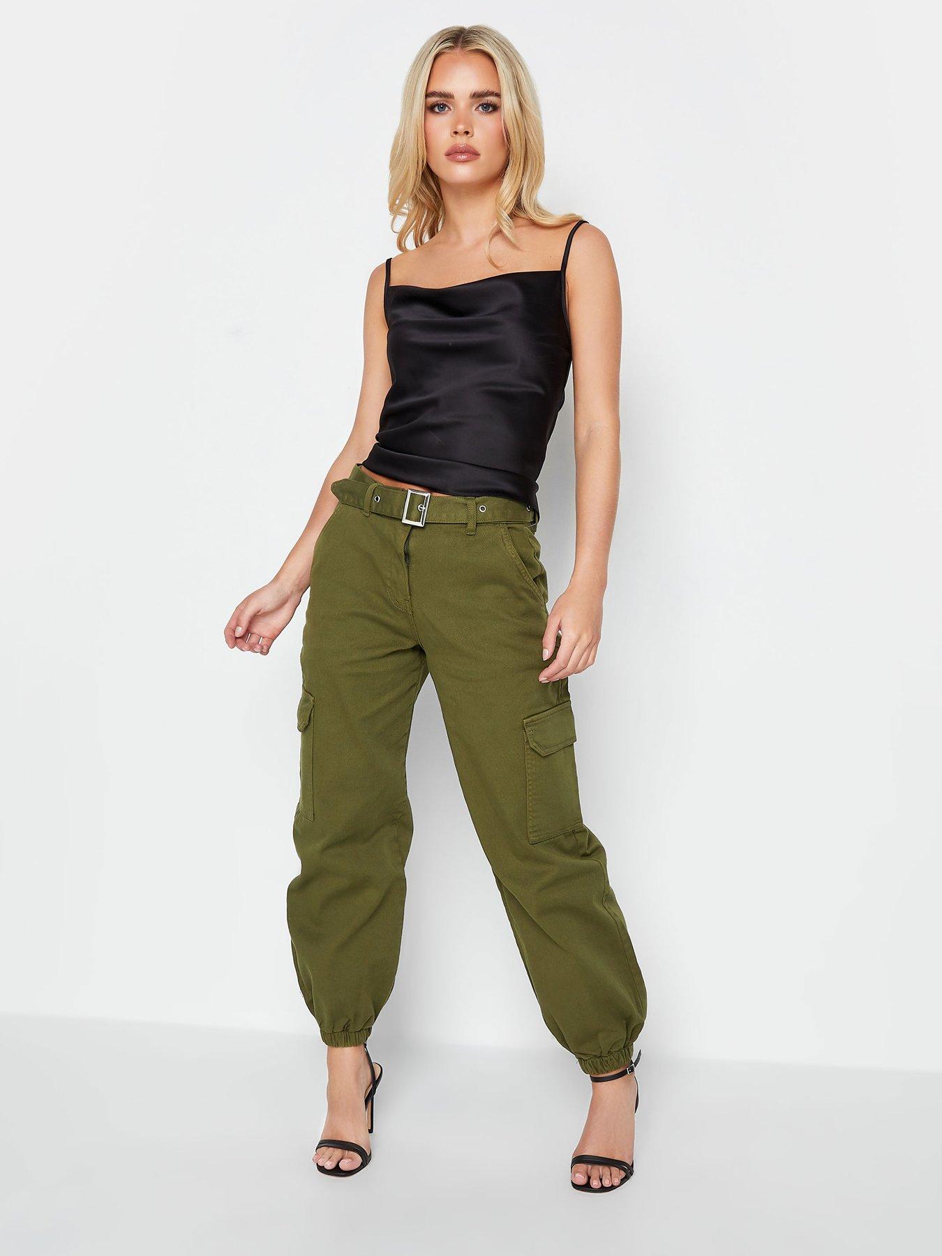 Womens petite cuffed joggers sale