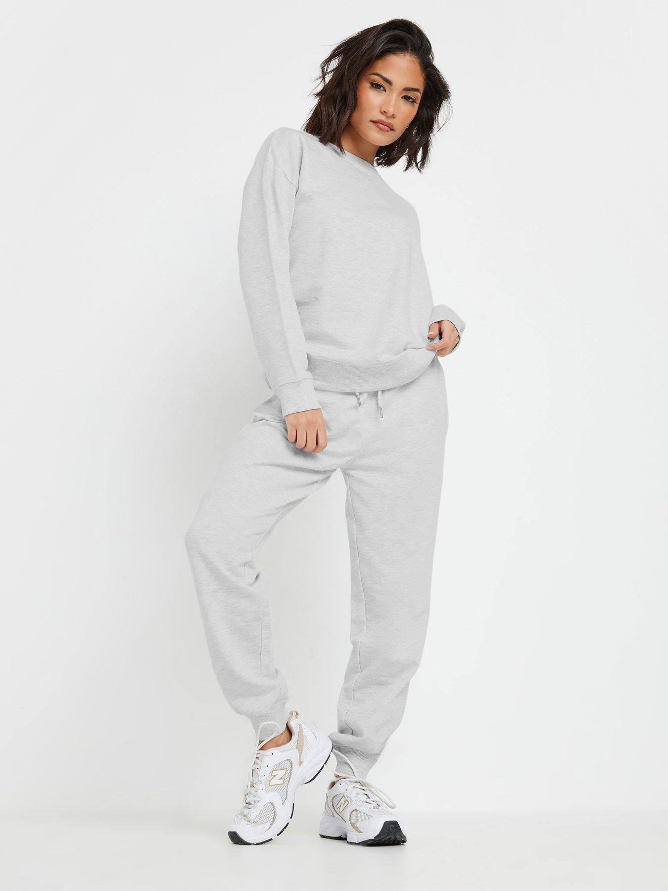 Image 3 of 4 of PixieGirl Petite Crew Neck Sweatshirt - Grey