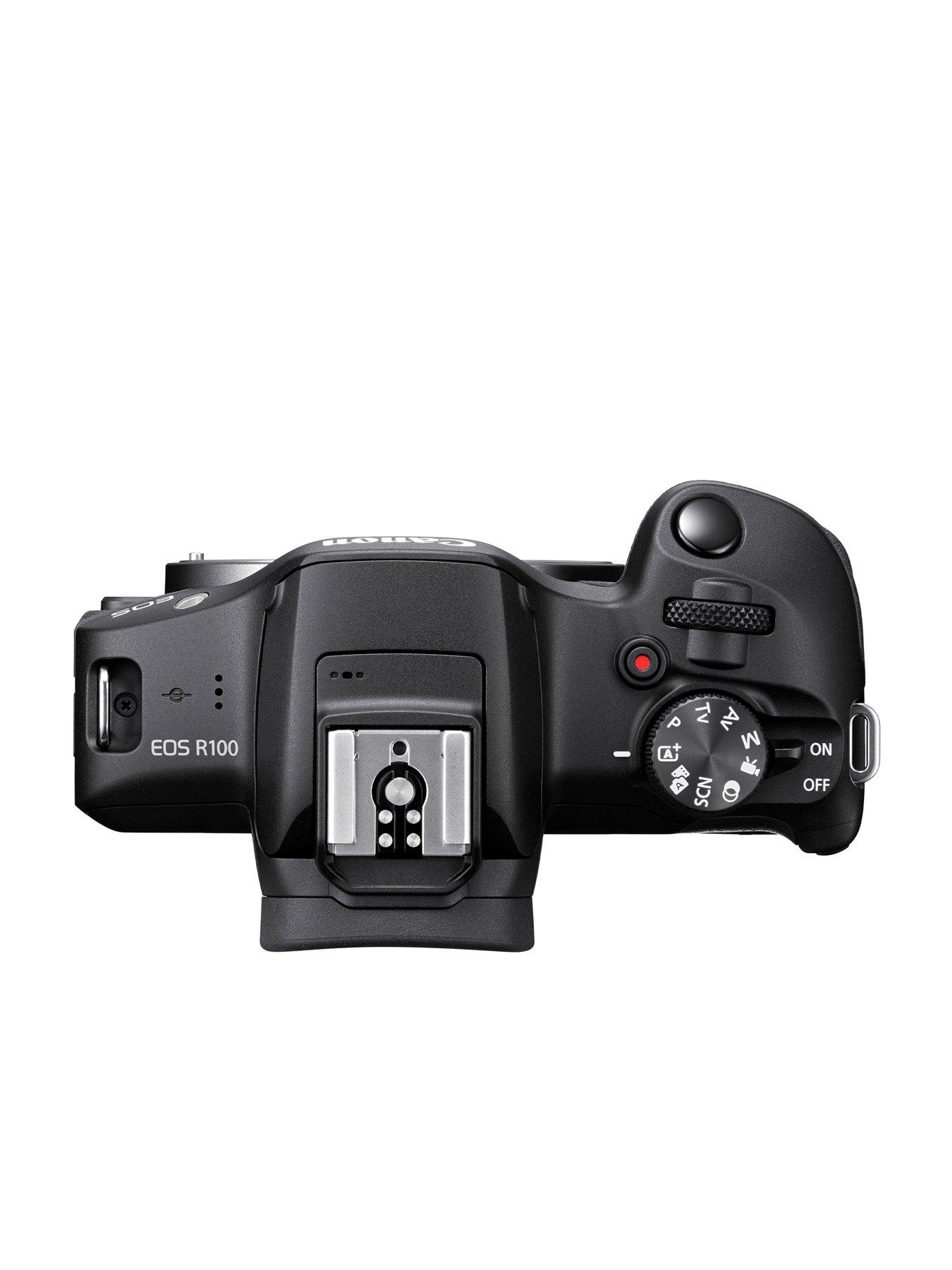 Image 5 of 7 of Canon EOS R100 APS-C Camera Kit inc RF-S 18-45mm Lens, 32GB SD Card, Additional LP-E17 Battery, Neck Strap &amp; Case