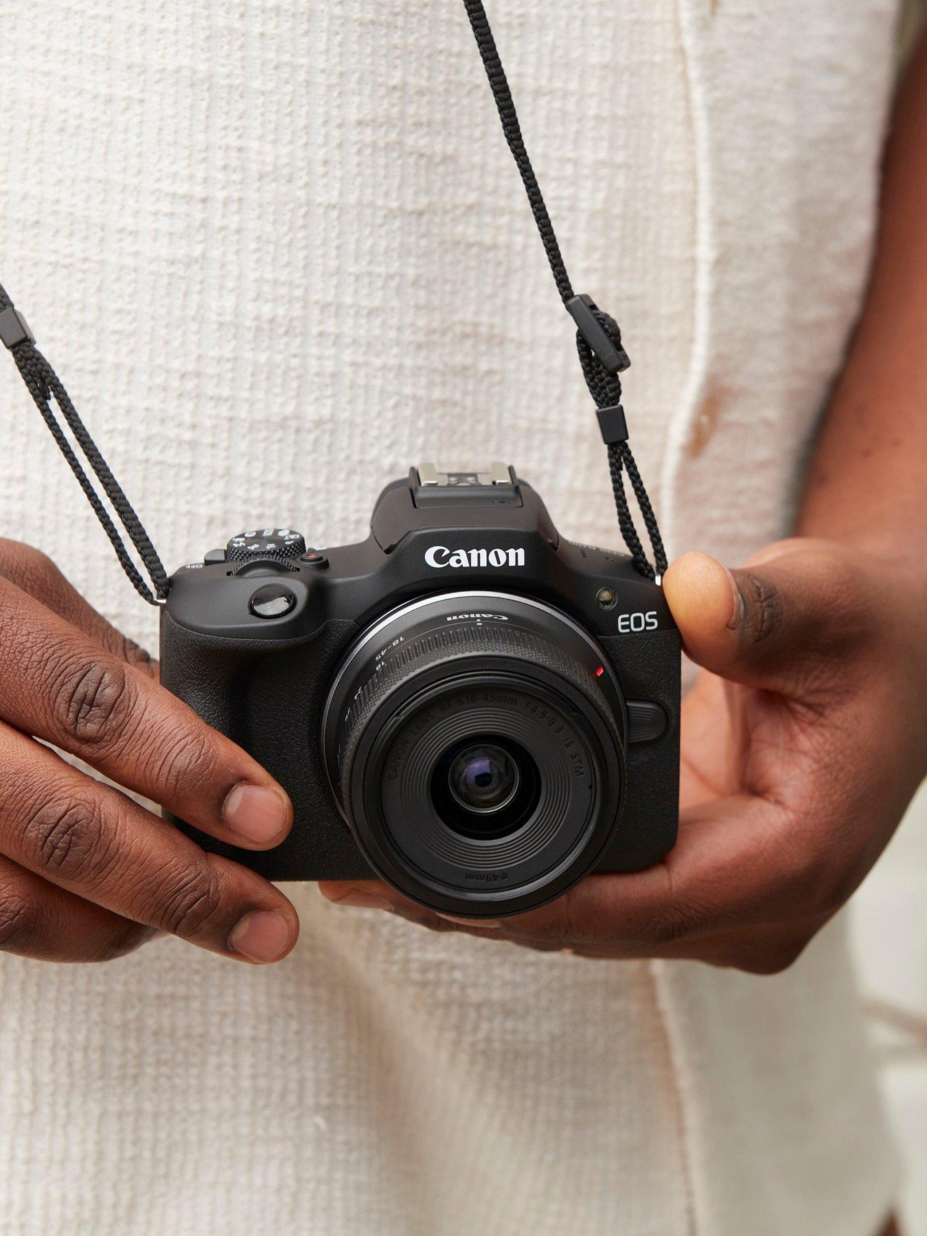 Image 7 of 7 of Canon EOS R100 APS-C Camera Kit inc RF-S 18-45mm Lens, 32GB SD Card, Additional LP-E17 Battery, Neck Strap &amp; Case
