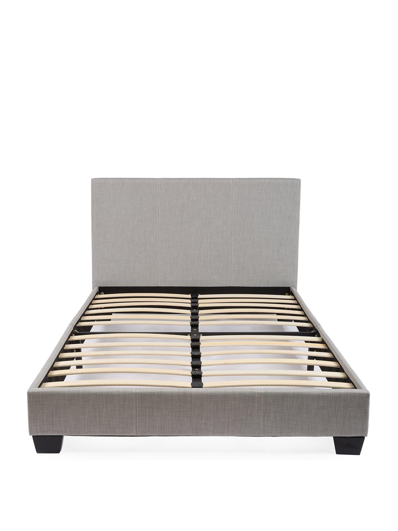 Very Home Riley Fabric Small Double Bed Frame with Mattress
