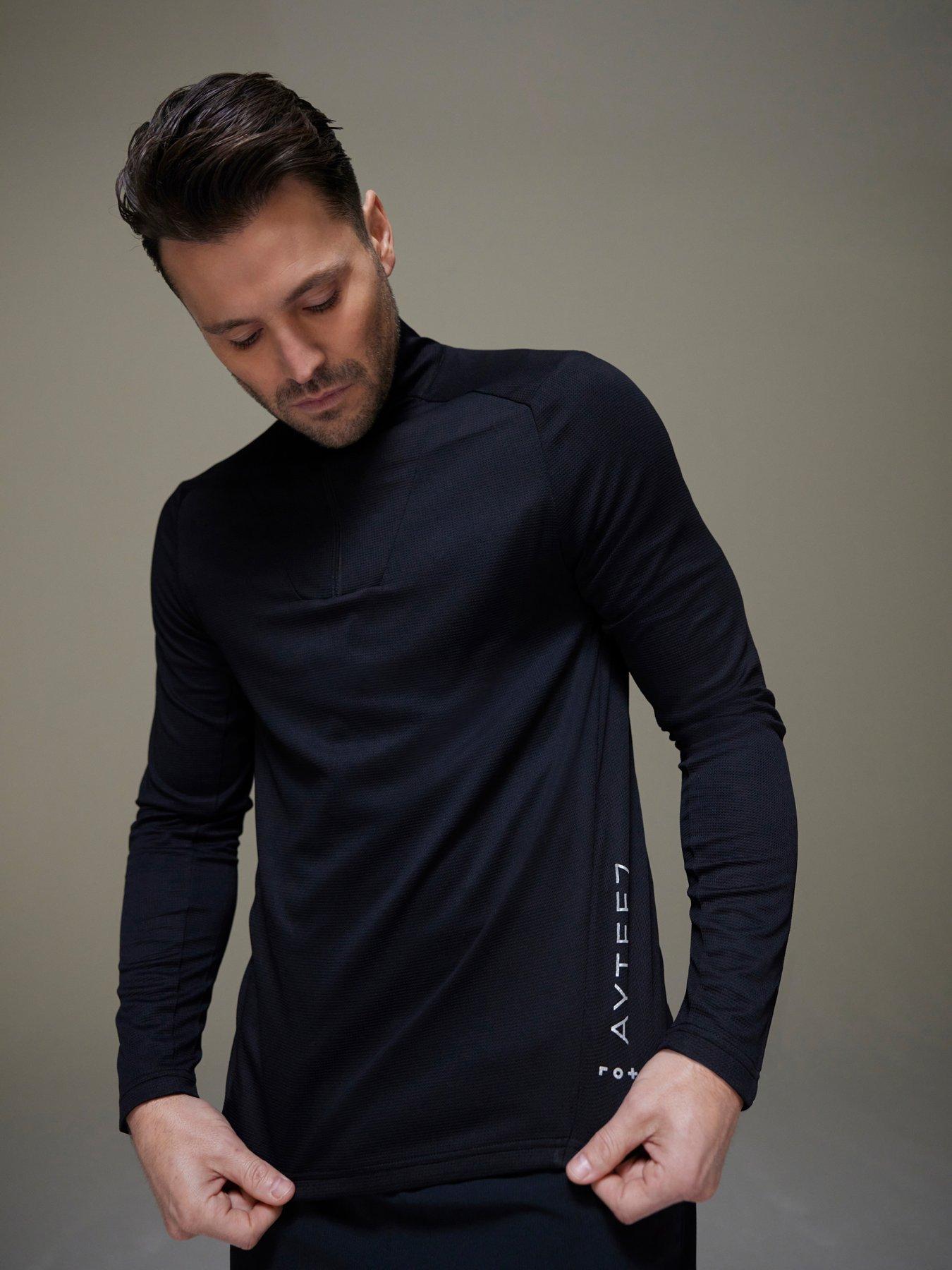 Long Sleeves  Softwear With Stretch Long Sleeve Crew Plus Black