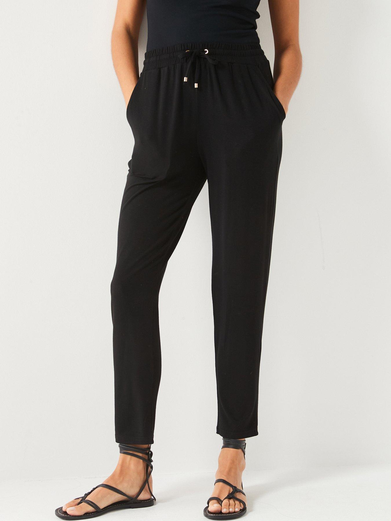 Image 1 of 5 of Everyday Tapered Leg Trouser - Black