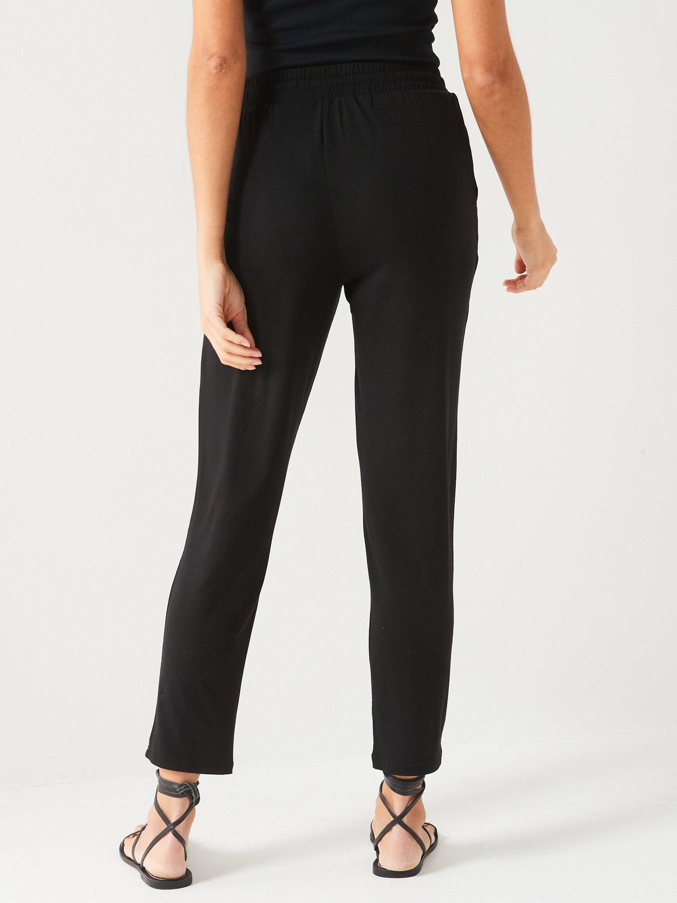 Image 2 of 5 of Everyday Tapered Leg Trouser - Black