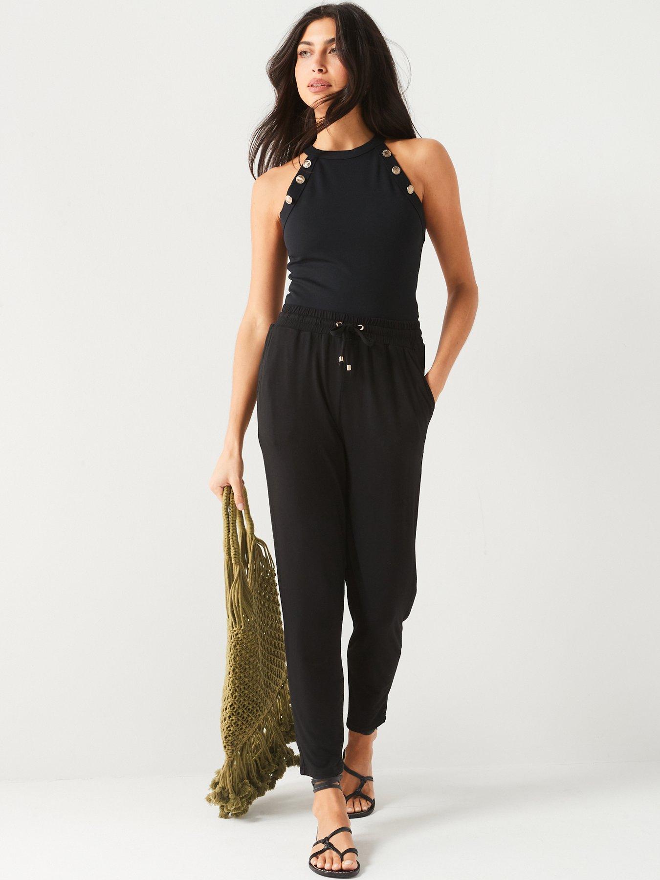 Image 3 of 5 of Everyday Tapered Leg Trouser - Black