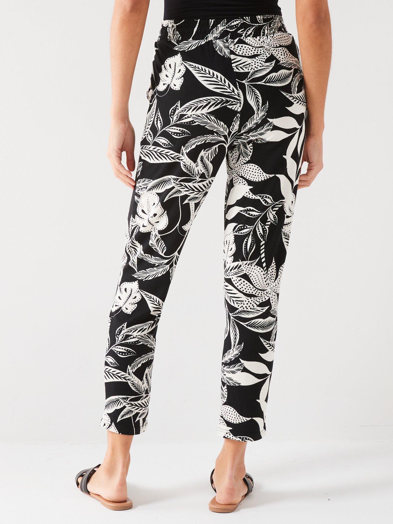 Everyday Tapered Leg Trouser - Print | Very.co.uk