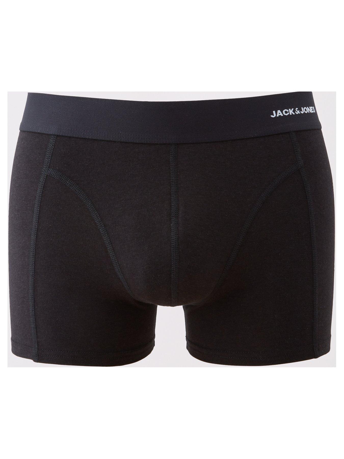 Image 2 of 4 of Jack & Jones Jack &amp; Jones 3-pack Bamboo Viscose Trunks - Black
