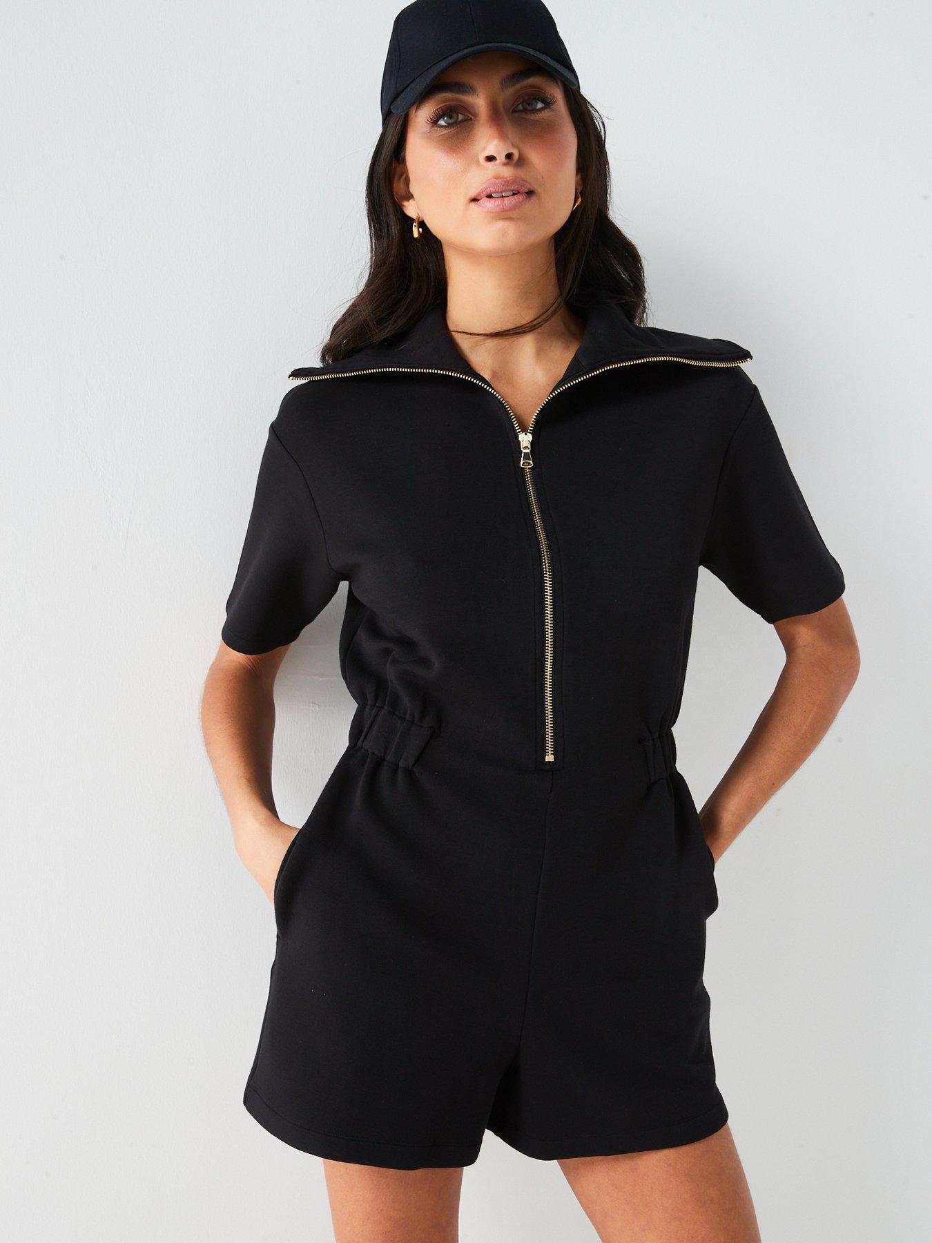 Ath Leisure Playsuit Black