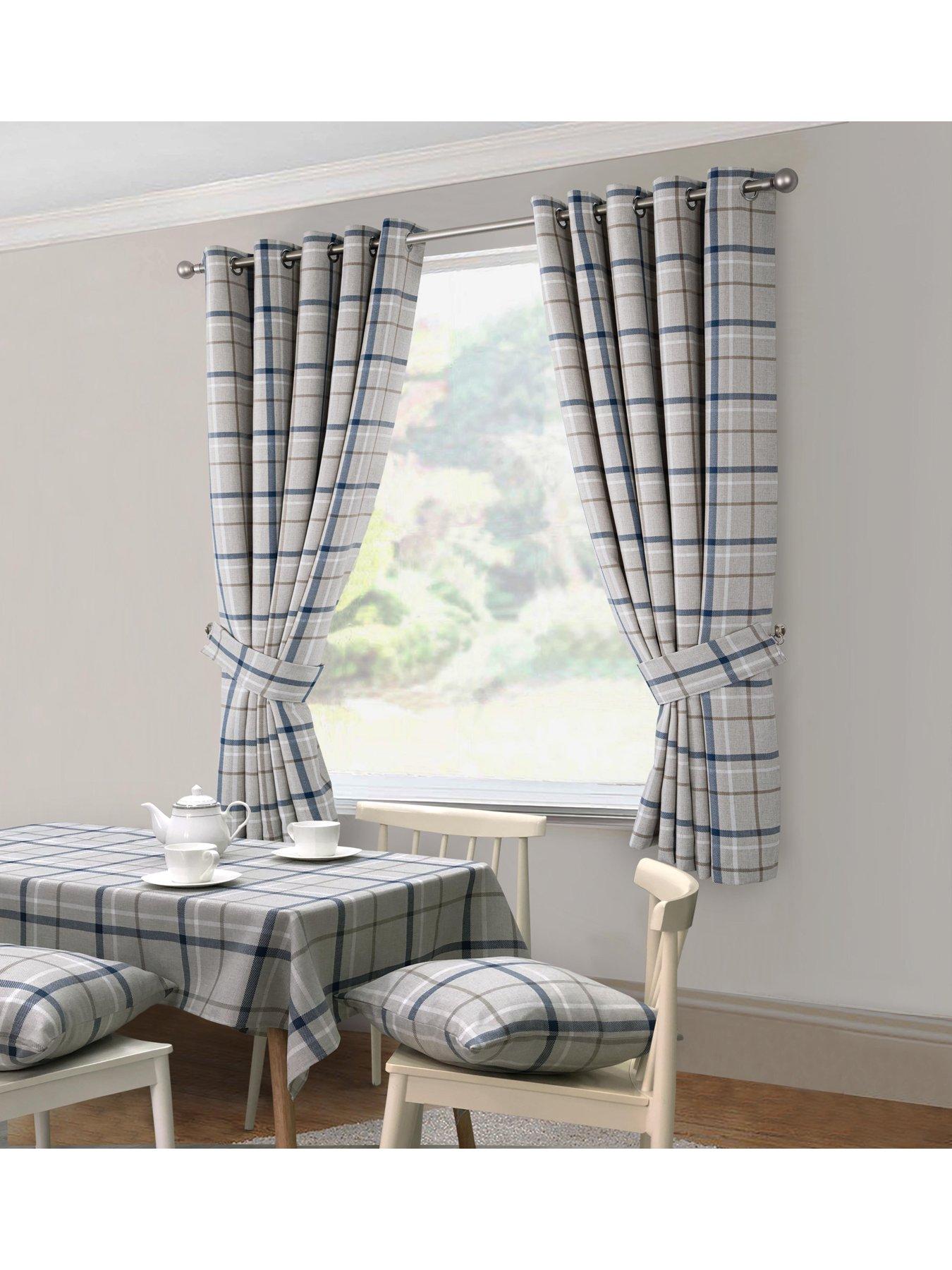 Image 1 of 4 of Very Home Hudson Eyelet Kitchen Curtains&nbsp;